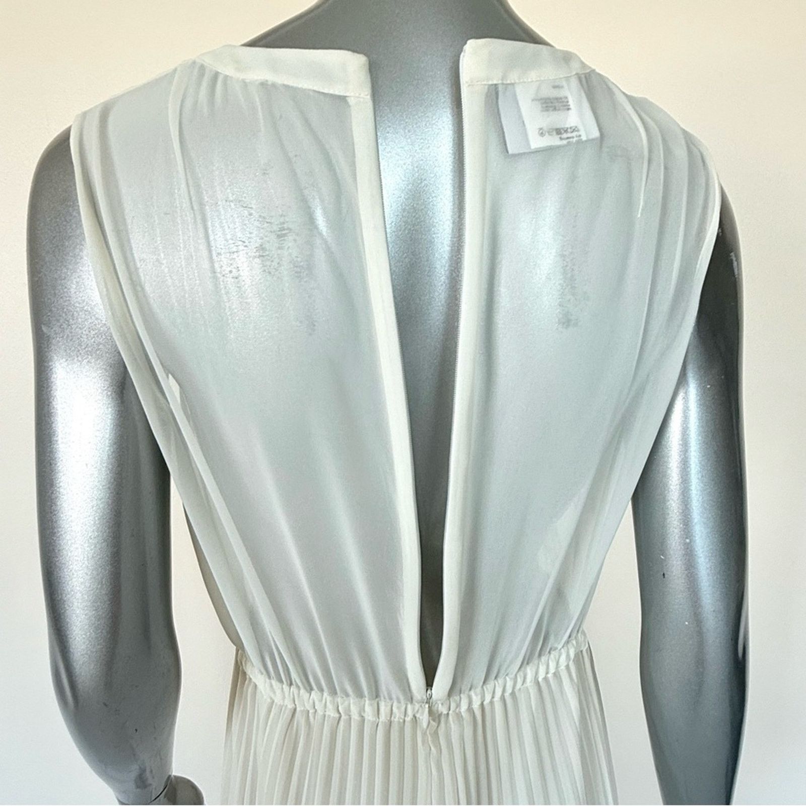 Akris AKRIS Punto women ivory dress size 8 US Retail 1950$ Size M / US 6-8 / IT 42-44 - 5 Thumbnail