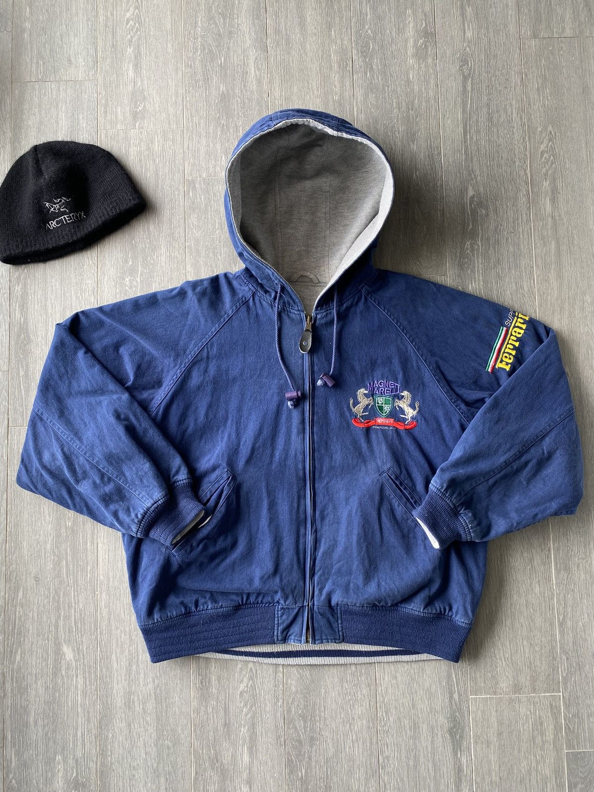Ferrari × Formula 1 × Vintage Grails Vintage 90’s Ferrari Reversible Jacket🏎️ Size US L / EU 52-54 / 3 - 2 Thumbnail