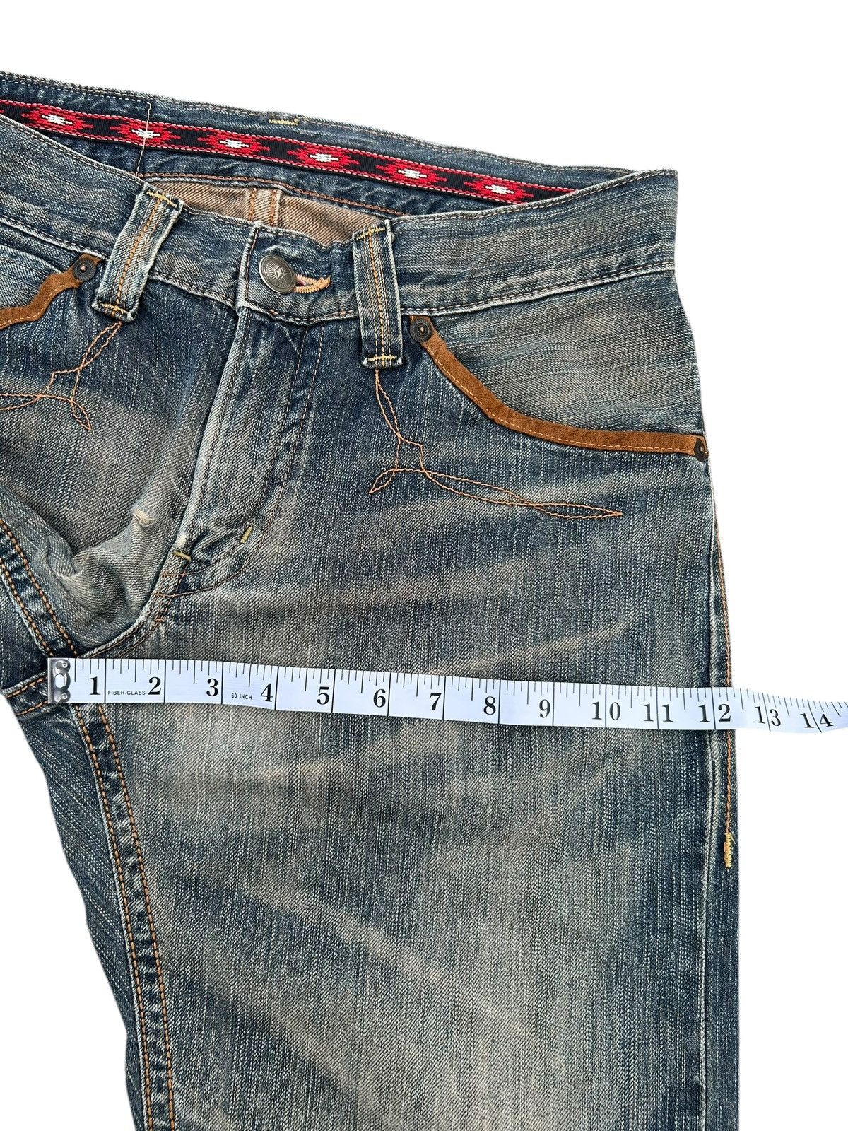 Kapital Vintage Edwin Navajo Rusty Distressed Denim Jeans Size US 32 / EU 48 - 22 Thumbnail