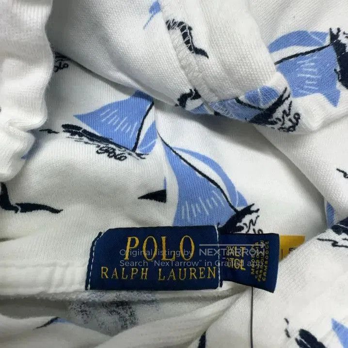 Polo Ralph Lauren Polo Ralph Lauren White Sailboat Print Hoodie. Size US XXL / EU 58 / 5 - 5 Thumbnail