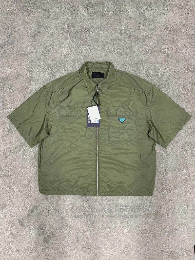 Prada Prada Triangle Logo Shirt Jacket. Size US L / EU 52-54 / 3 - 1 Thumbnail