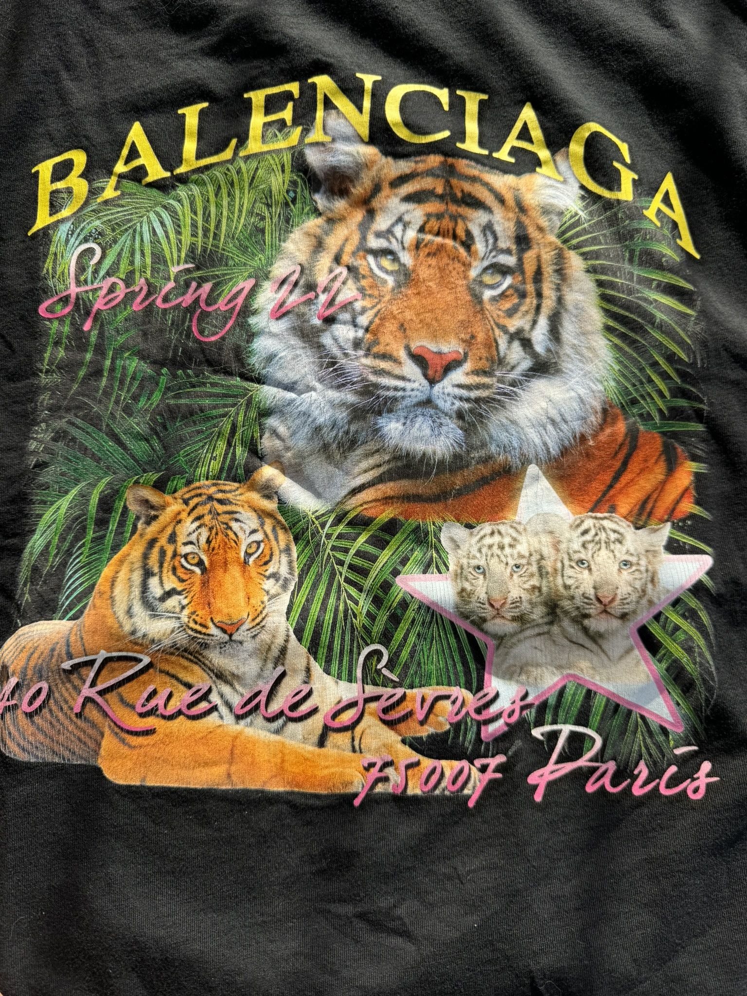 Balenciaga BALENCIAGA TIGER TEE Size US L / EU 52-54 / 3 - 2 Thumbnail