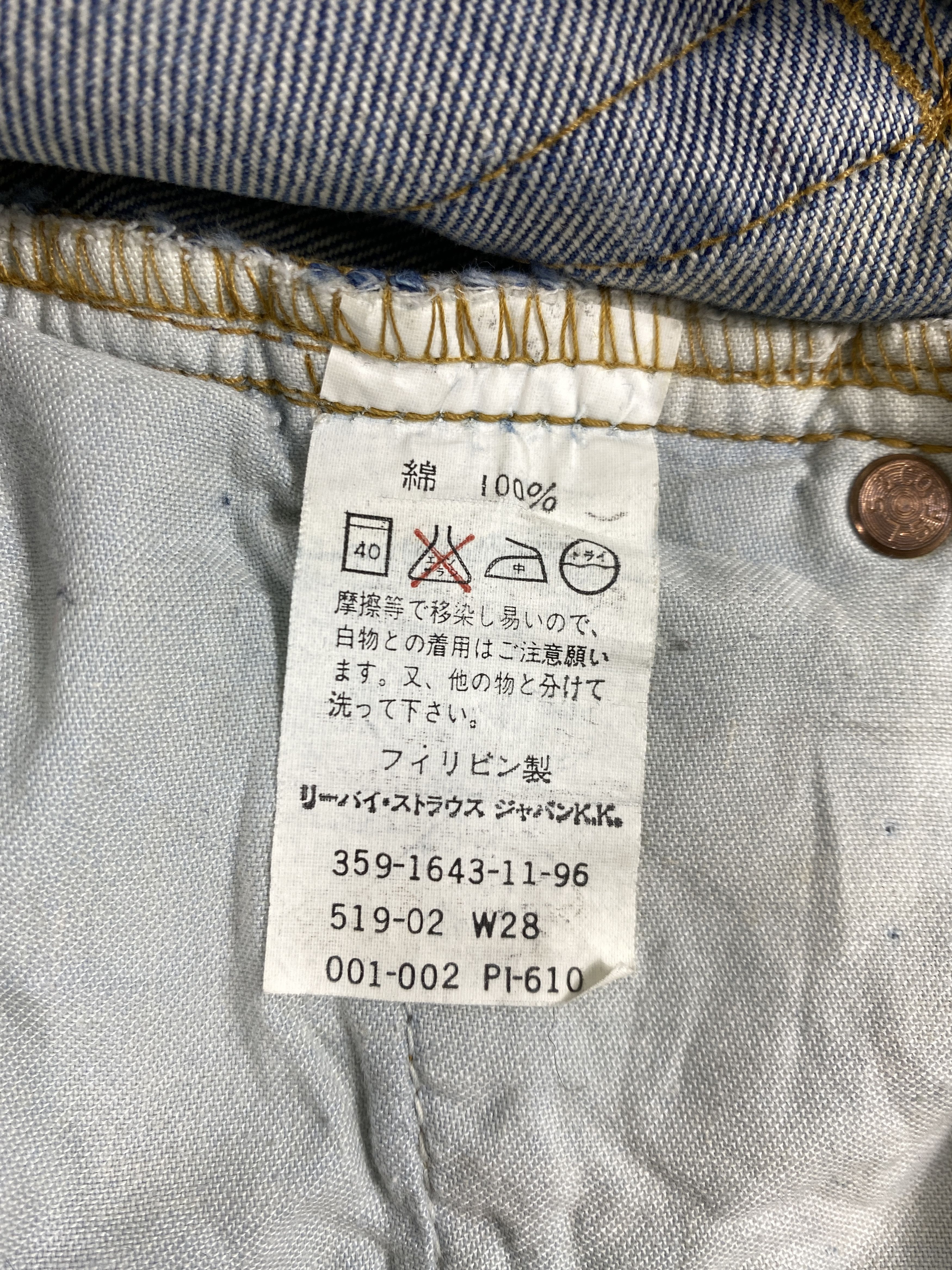 Levi's Blue Vintage Levi's 519 Jeans 27x31 Denim -JN1055 Size US 27 - 9 Thumbnail