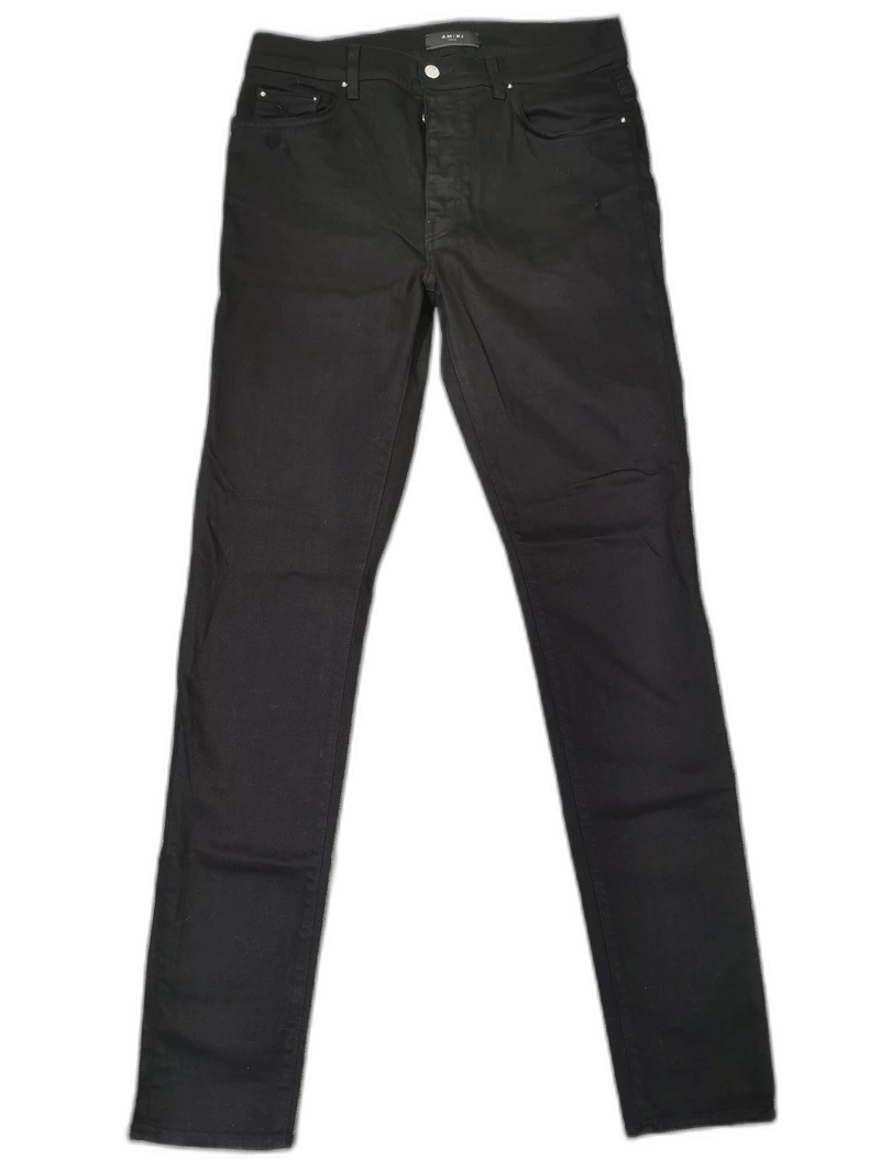 Amiri Amiri Classic Black Distressed Denim Pants Size US 34 / EU 50 - 1 Thumbnail