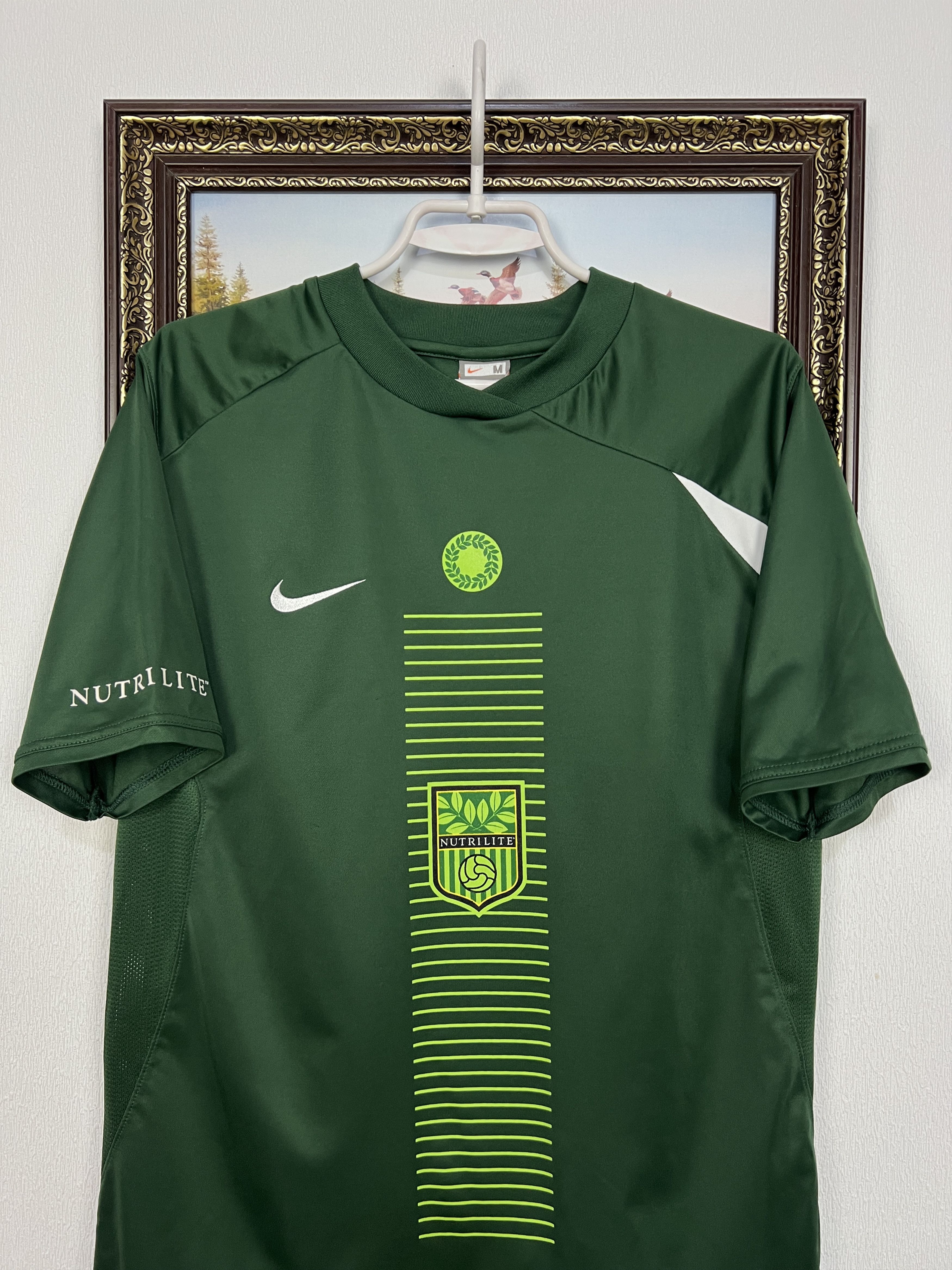 Nike Vintage Nike Nutrilite Ronaldinho #80 Football Shirt Size US M / EU 48-50 / 2 - 2 Thumbnail