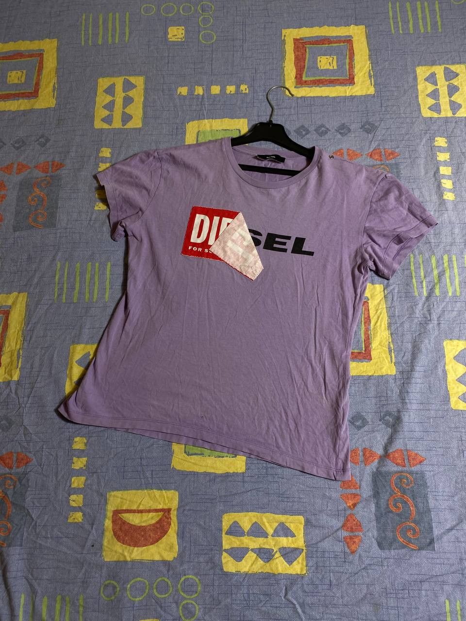Diesel × Vintage Vintage Y2K Diesel faded t-shirt big logo size streetwear L Size US M / EU 48-50 / 2 - 10 Thumbnail