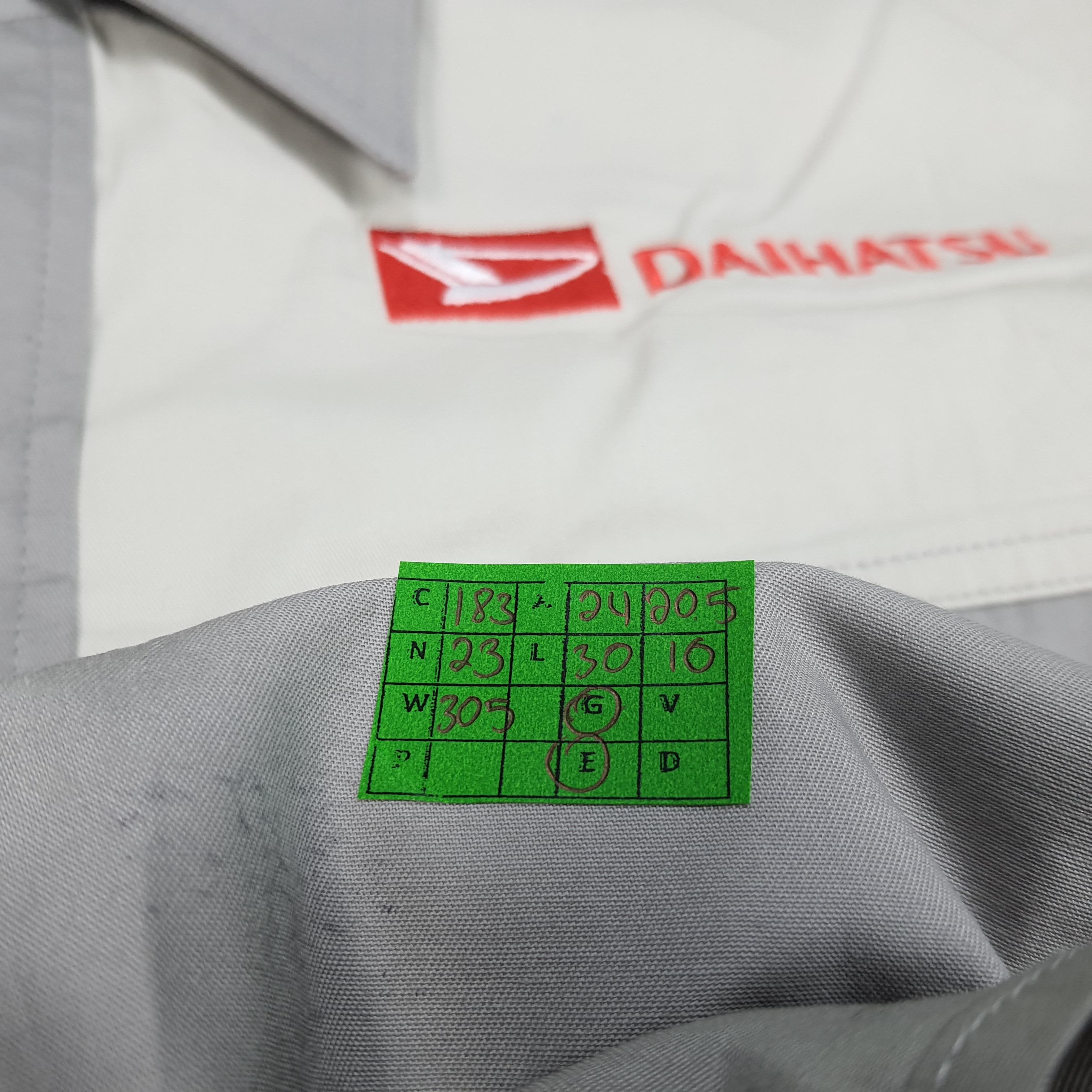 Japanese Brand × Vintage Vintage Daihatsu Japanese Brand Automobile Work Shirt Size US L / EU 52-54 / 3 - 7 Thumbnail