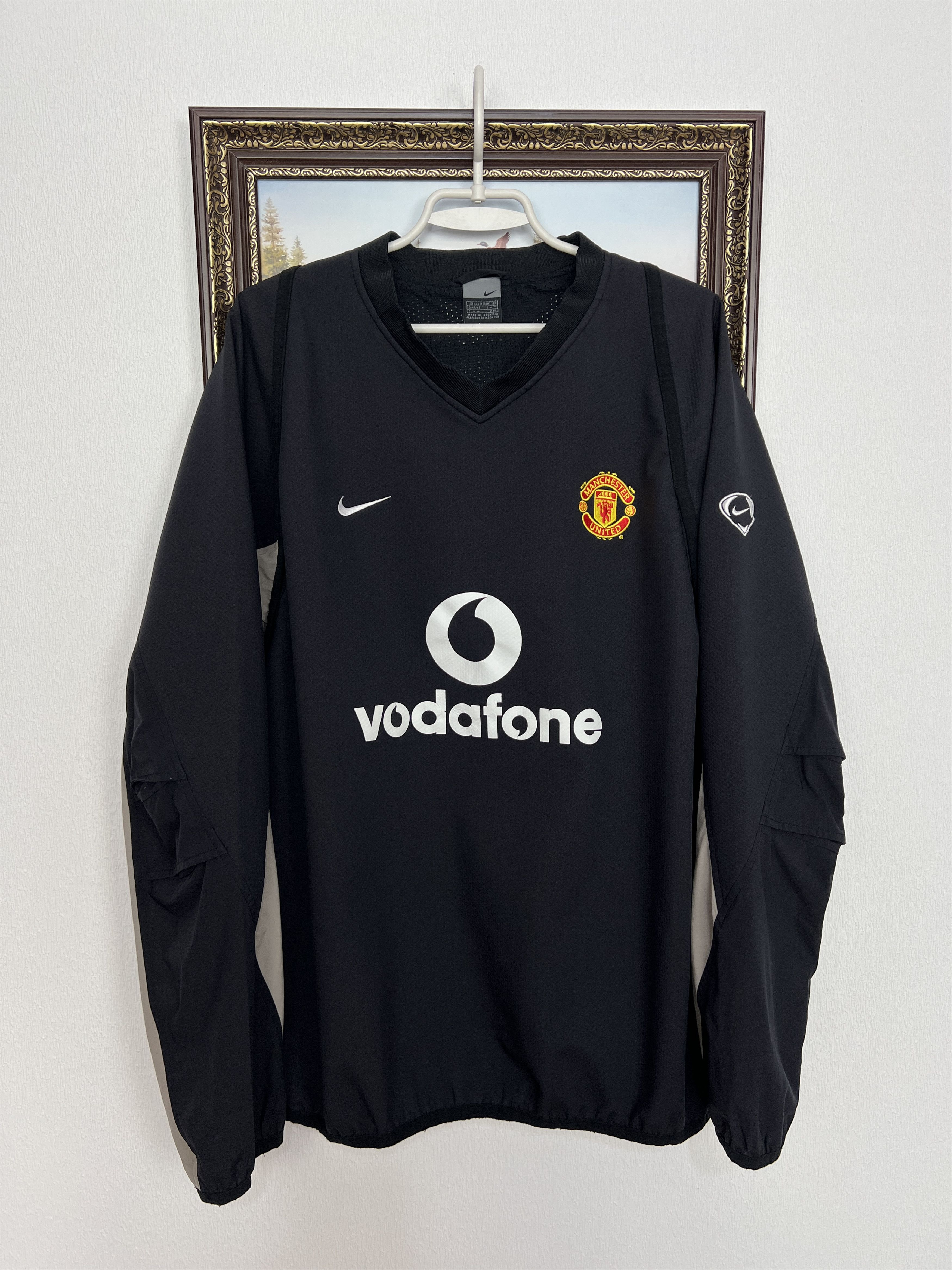 Nike Manchester United FC 2003/04 Training Sweatshirt Vodafone