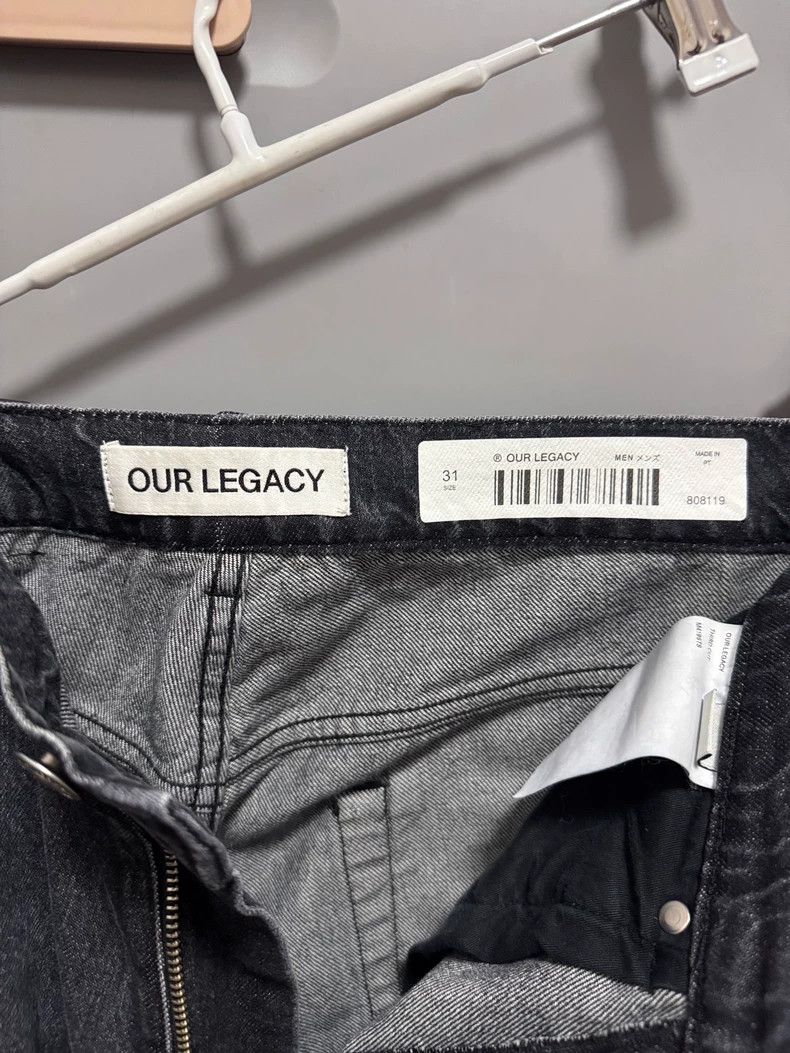 Our Legacy Our Legacy Dark grey jeans Size US 30 / EU 46 - 7 Thumbnail