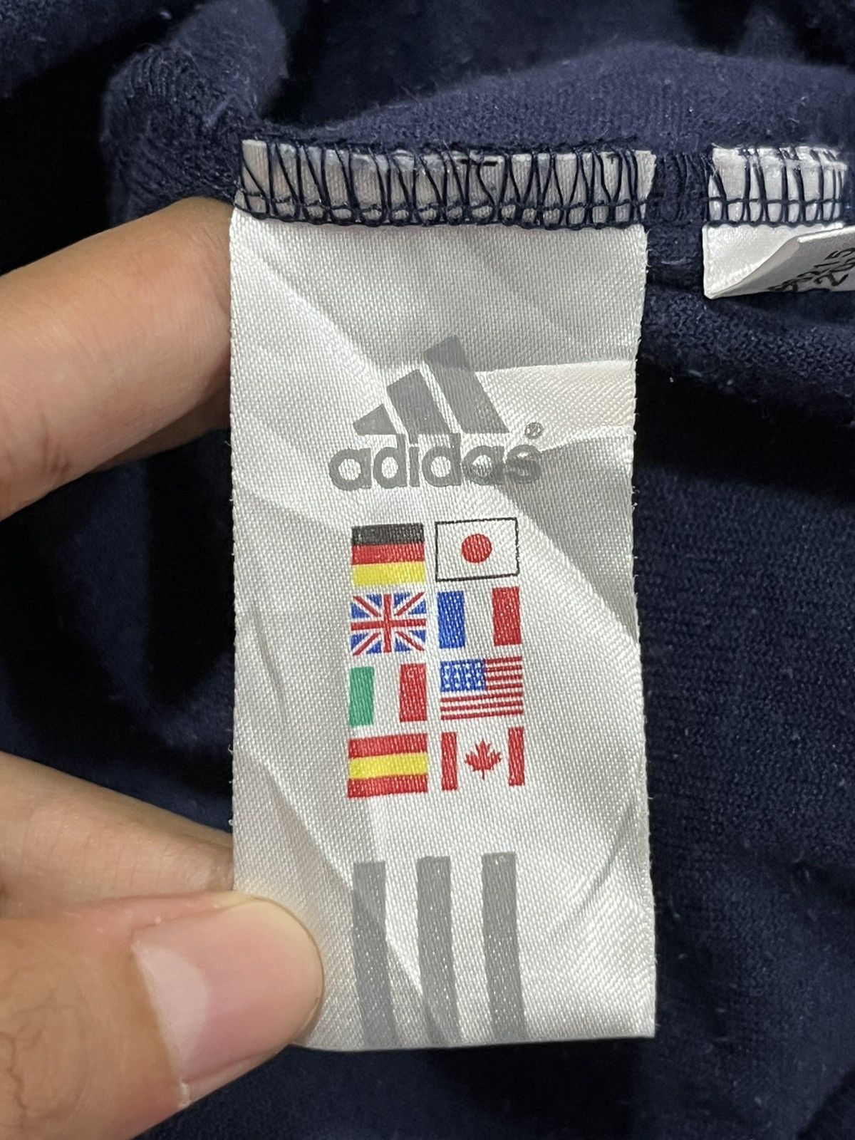 Adidas Adidas 3 Full Zip Short Sleeve Fleece Hoodie Size S / US 4 / IT 40 - 9 Thumbnail