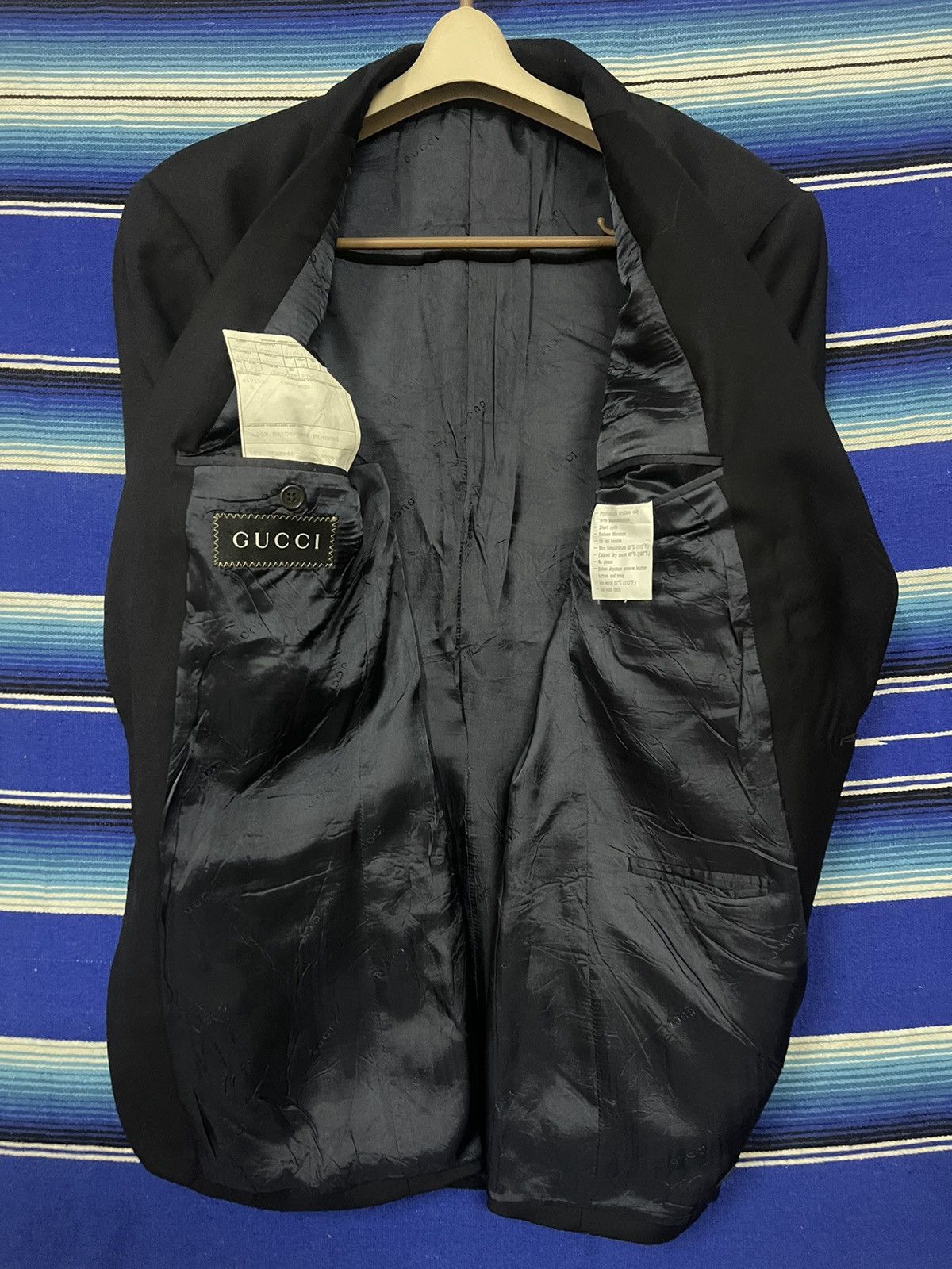 Gucci OFFER!!! Vintage GUCCI Wool Blazer Size 48R - 8 Thumbnail