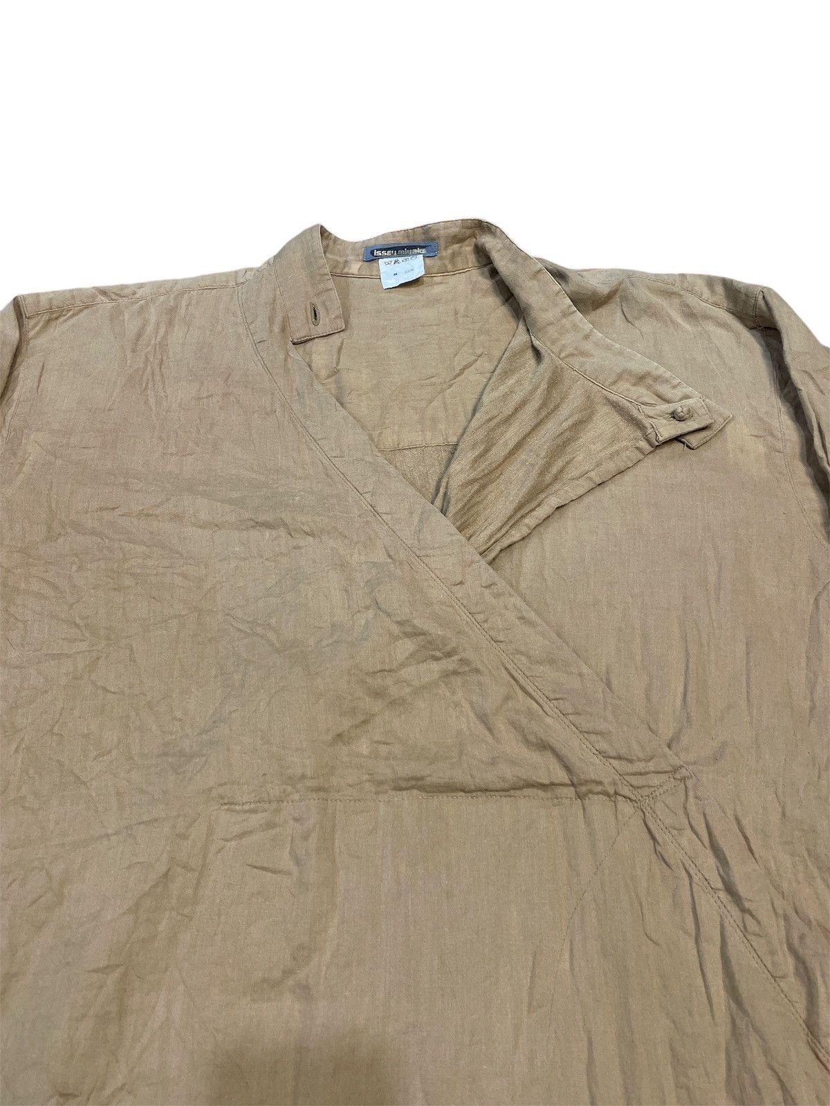 Issey Miyake Issey Miyake Asymmetrical Wrap Shirt Size US M / EU 48-50 / 2 - 2 Thumbnail
