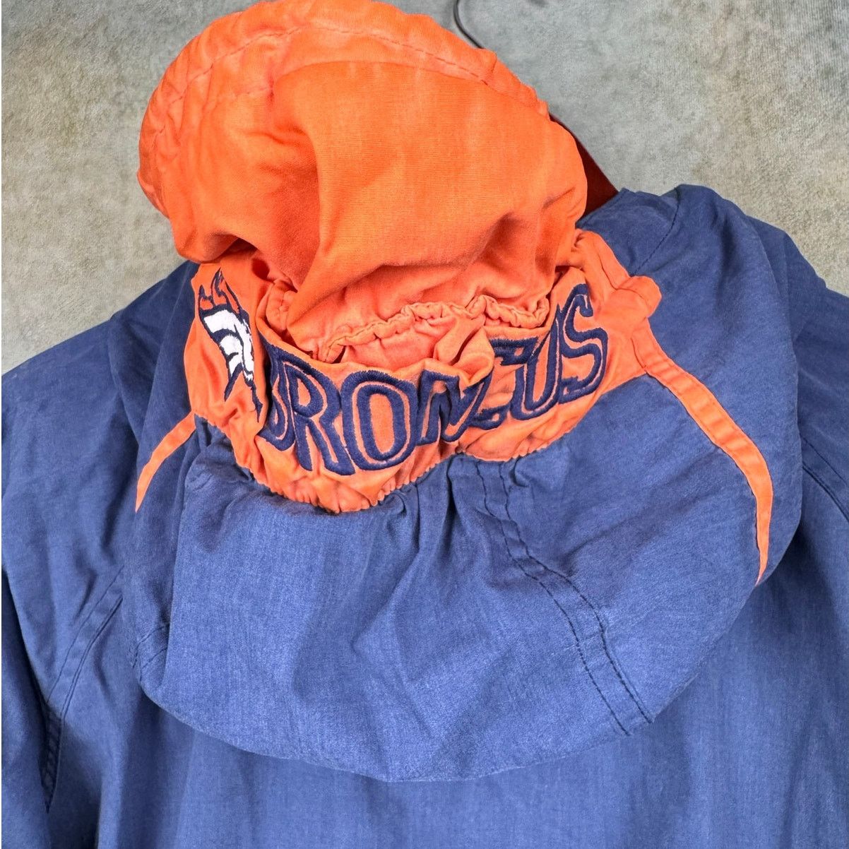 NFL × Pro Player × Vintage VTG 90s NFL Denver Broncos Jacket Mens Sz XXL Blue Size US XXL / EU 58 / 5 - 5 Thumbnail