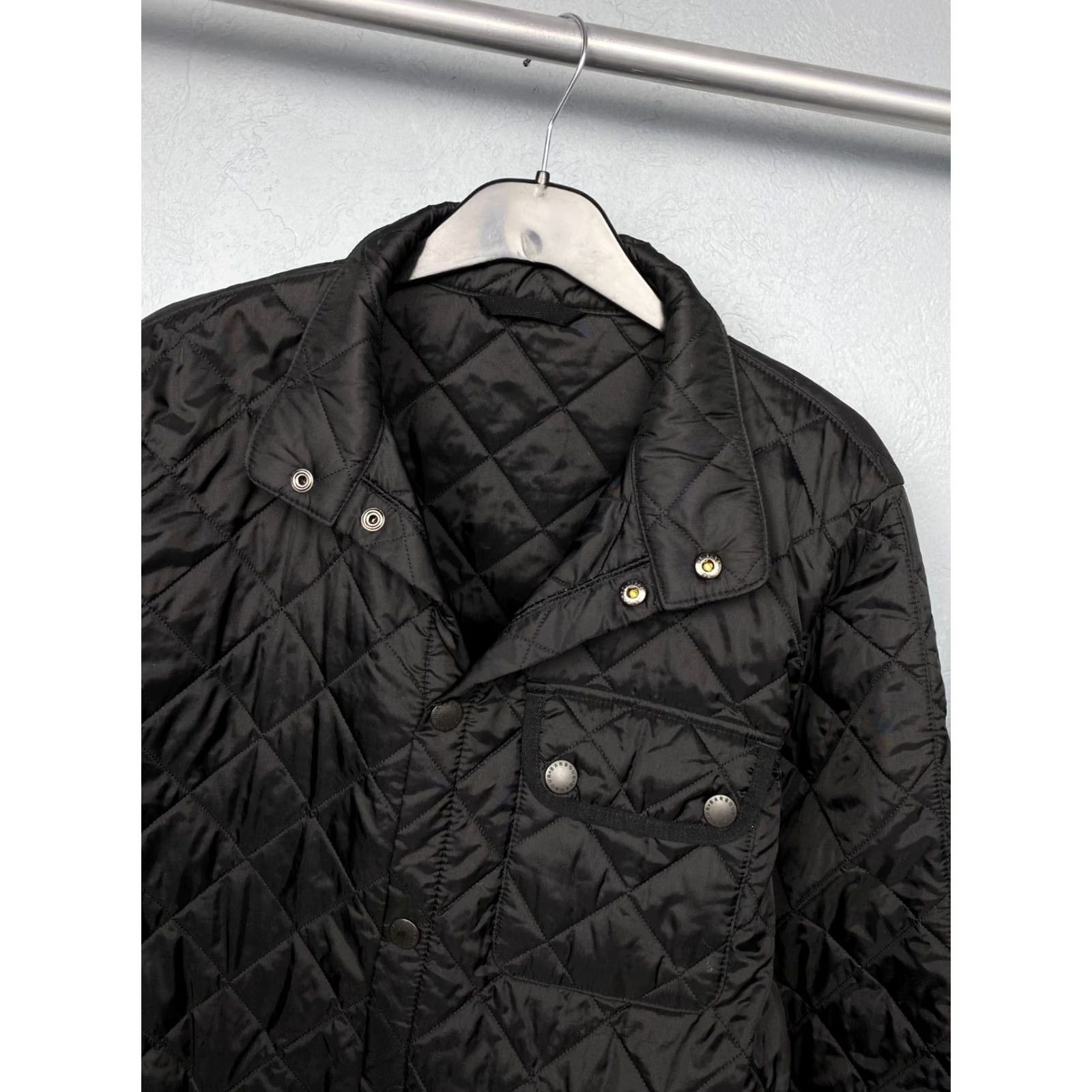 Barbour Barbour Quilted Jacket Barbour Mens Quilted Jacket M Black Mens Size US M / EU 48-50 / 2 - 2 Thumbnail