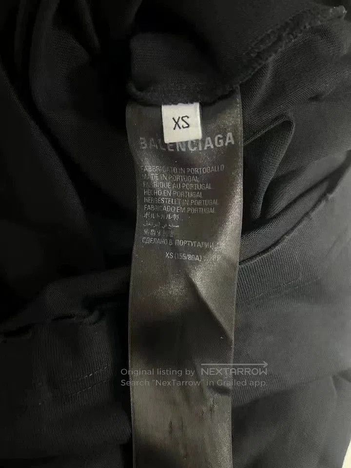 Balenciaga Balenciaga Distressed Letter Short Sleeve. Size US XS / EU 42 / 0 - 4 Thumbnail