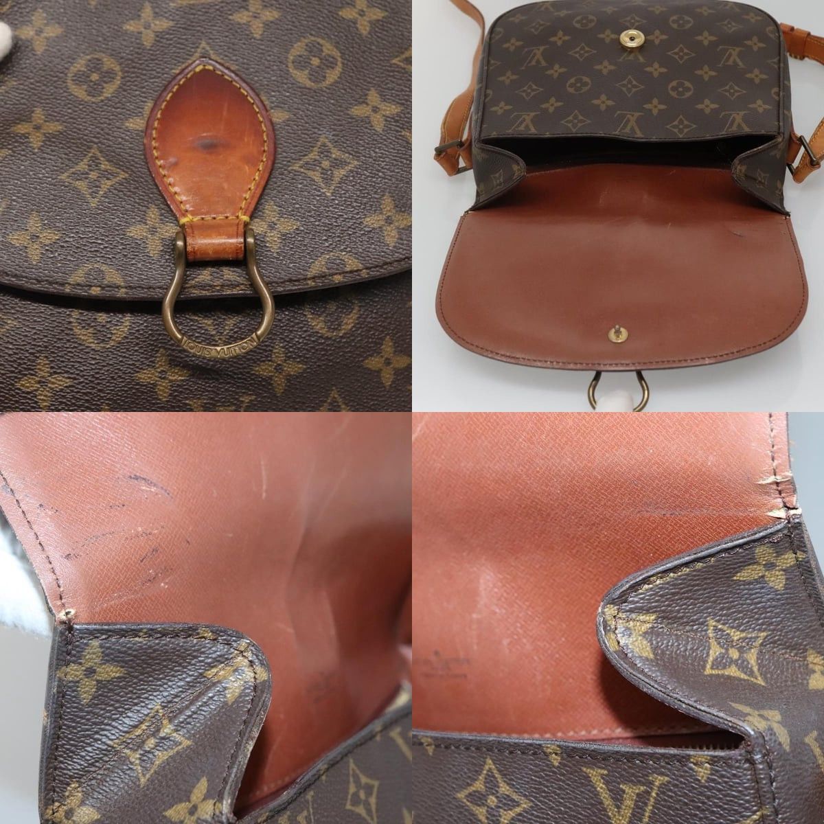 Louis Vuitton LOUIS VUITTON Monogram Saint Cloud GM Shoulder Bag M51242 Size ONE SIZE - 11 Thumbnail