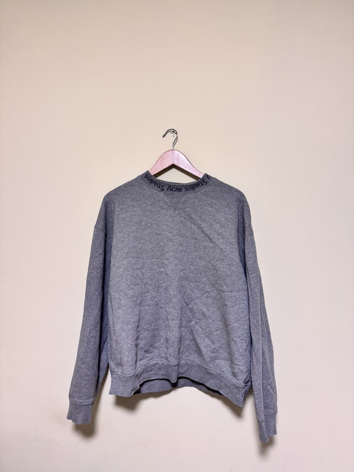 Acne Studios × Other Acne Studios SS18 Flogho Neck Logo Sweater Size US M / EU 48-50 / 2 - 1 Thumbnail