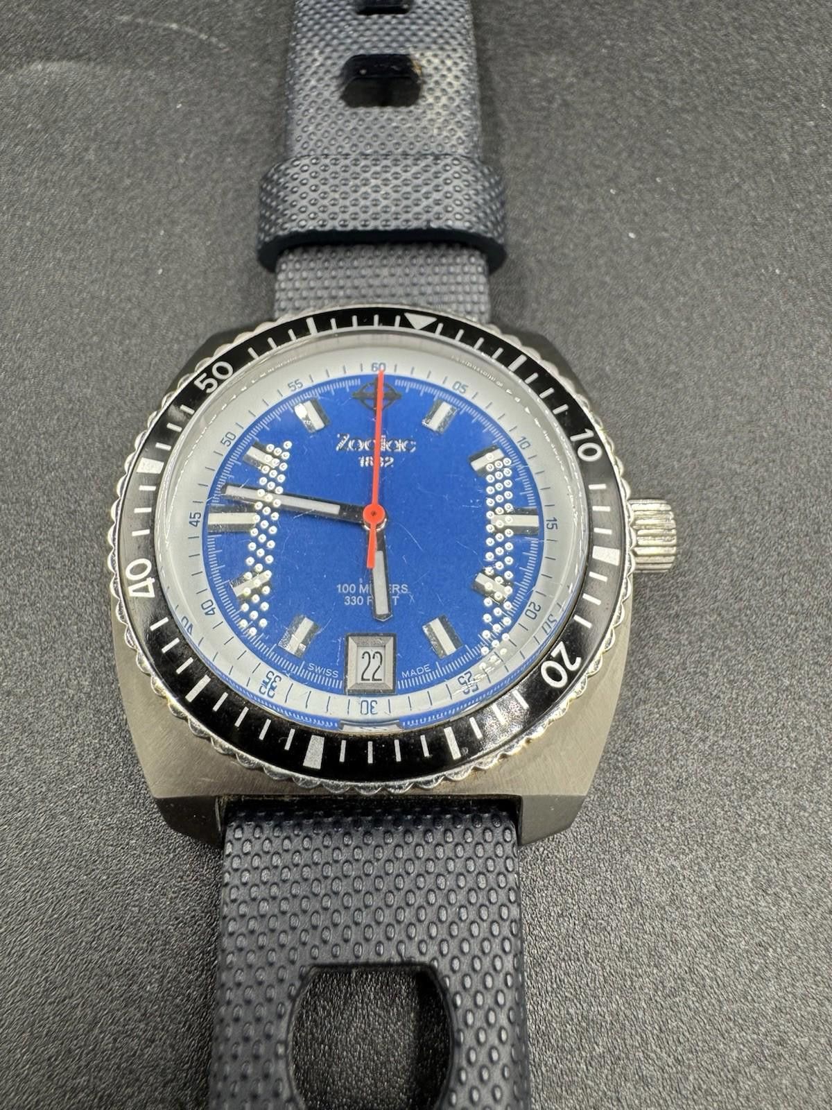 Other Rare ZODIAC " Sea Dragon " ZO2205 Quartz Swiss Men's Watch w Size ONE SIZE - 4 Thumbnail