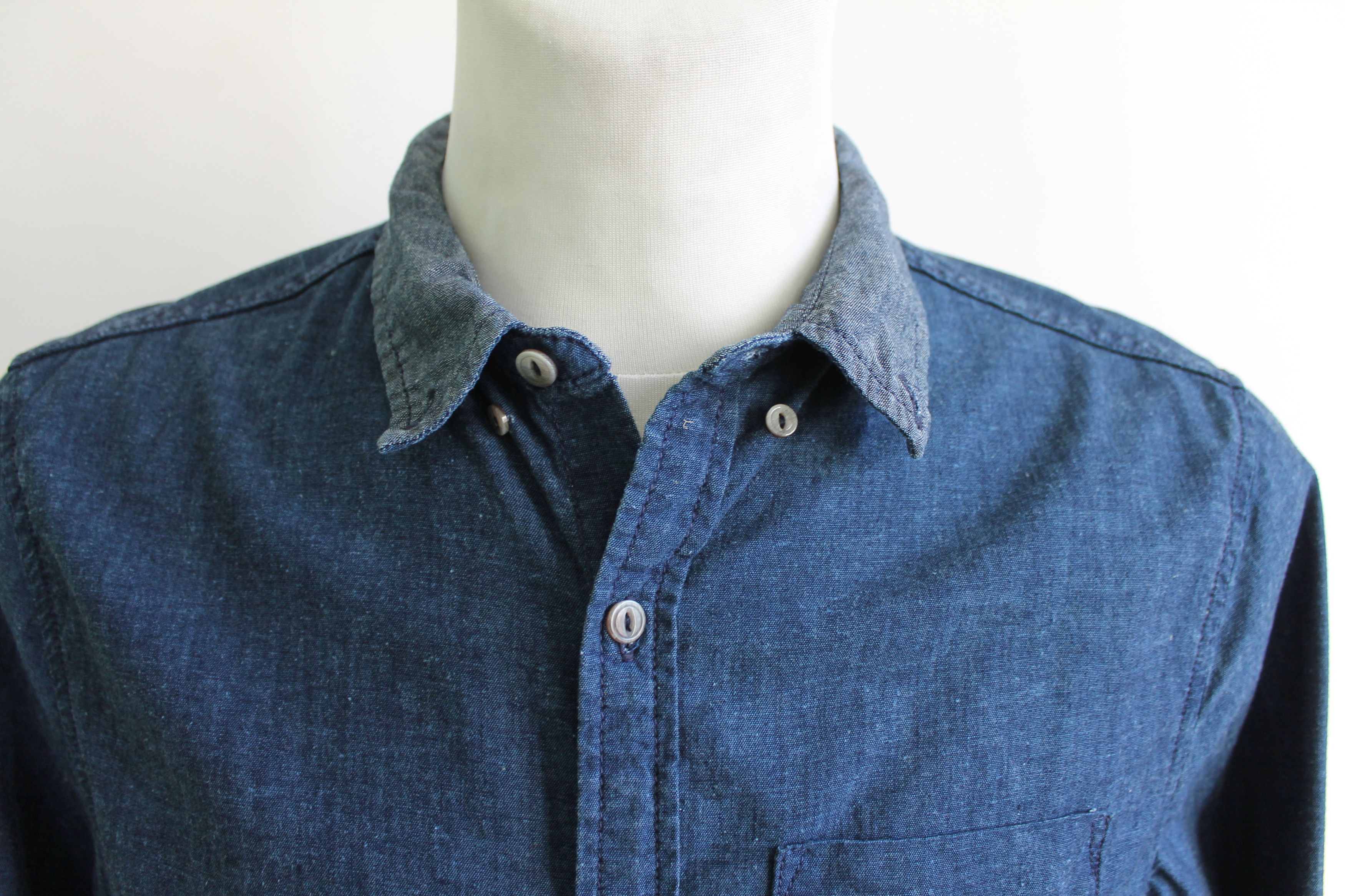 AG Adriano Goldschmied AG Adriano Goldschmied denim shirt blue indigo Size US M / EU 48-50 / 2 - 7 Thumbnail