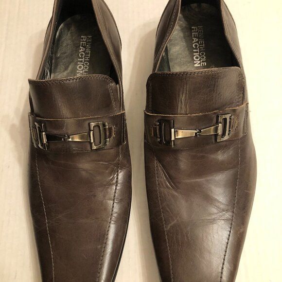 Kenneth Cole KENNETH COLE MEN'S NEW LEATHER DRESS SHOES SIZE: 10M Size US 10 / EU 43 - 1 Thumbnail