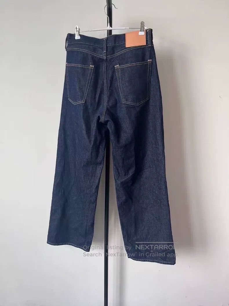 Acne Studios Acne Studios Solid-Color Low-Waist Zippered Loose Wide-Leg Size 28" / US 6 / IT 42 - 2 Thumbnail