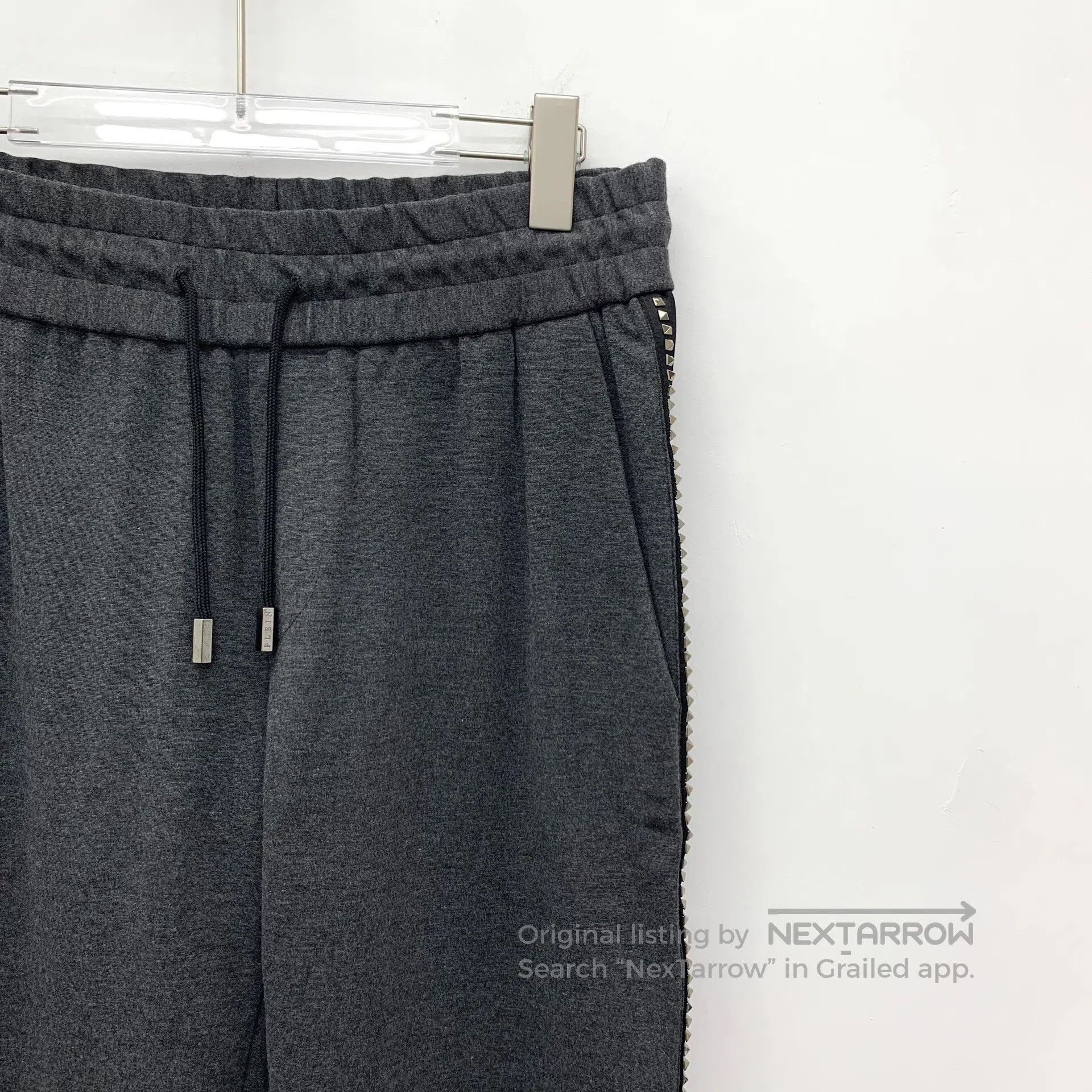 Philipp Plein Philipp Plein Dark grey denim casual long pants with rivet Size US 27 - 3 Thumbnail