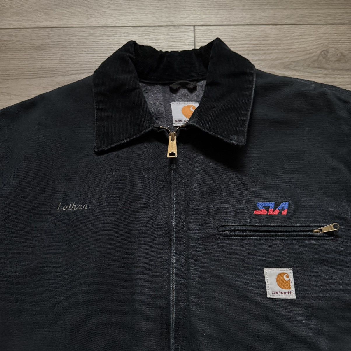 Carhartt vintage black carhartt detroit jacket Large j001 BLK Size US L / EU 52-54 / 3 - 4 Thumbnail