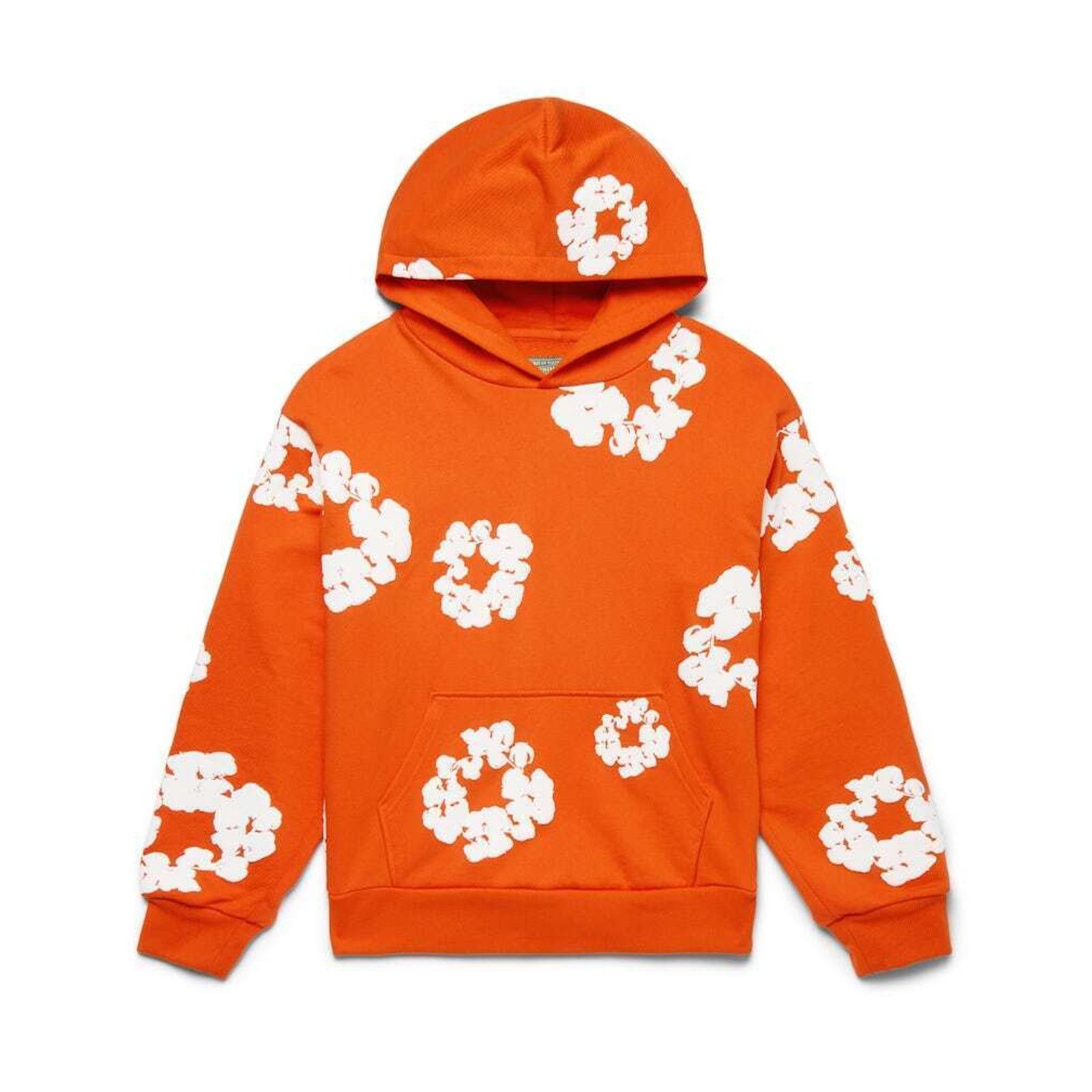 DENIM TEARS Denim Tears The Cotton Wreath Sweatshirt Orange Medium FW23 Size US M / EU 48-50 / 2 - 5 Thumbnail