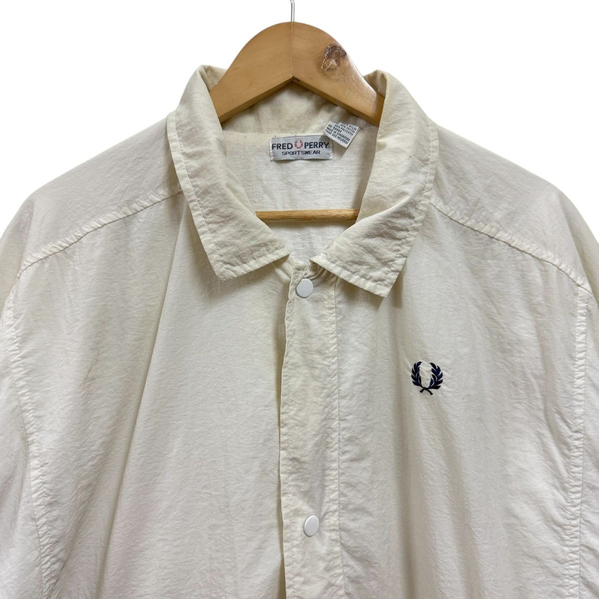Fred Perry Vintage Fred Perry Jacket Windbreaker Size US XL / EU 56 / 4 - 3 Thumbnail