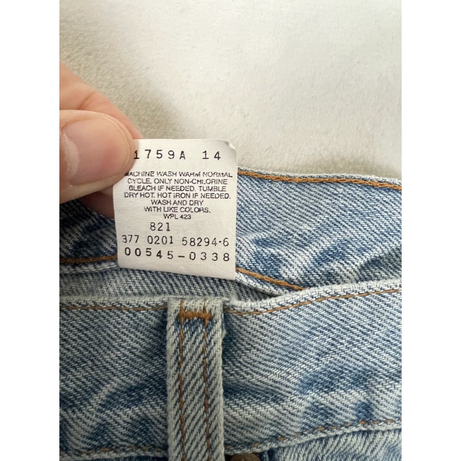 Levi's VINTAGE Levi’s 545 Jeans Men Regular Denim 90s USA 40x32 Blue Straight READ Size US 40 / EU 56 - 5 Thumbnail