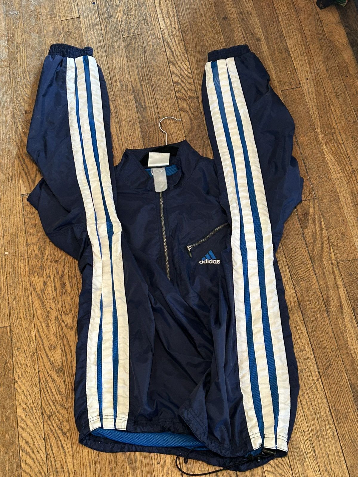 Adidas Vintage Adidas windbreaker 90s Size US M / EU 48-50 / 2 - 8 Thumbnail