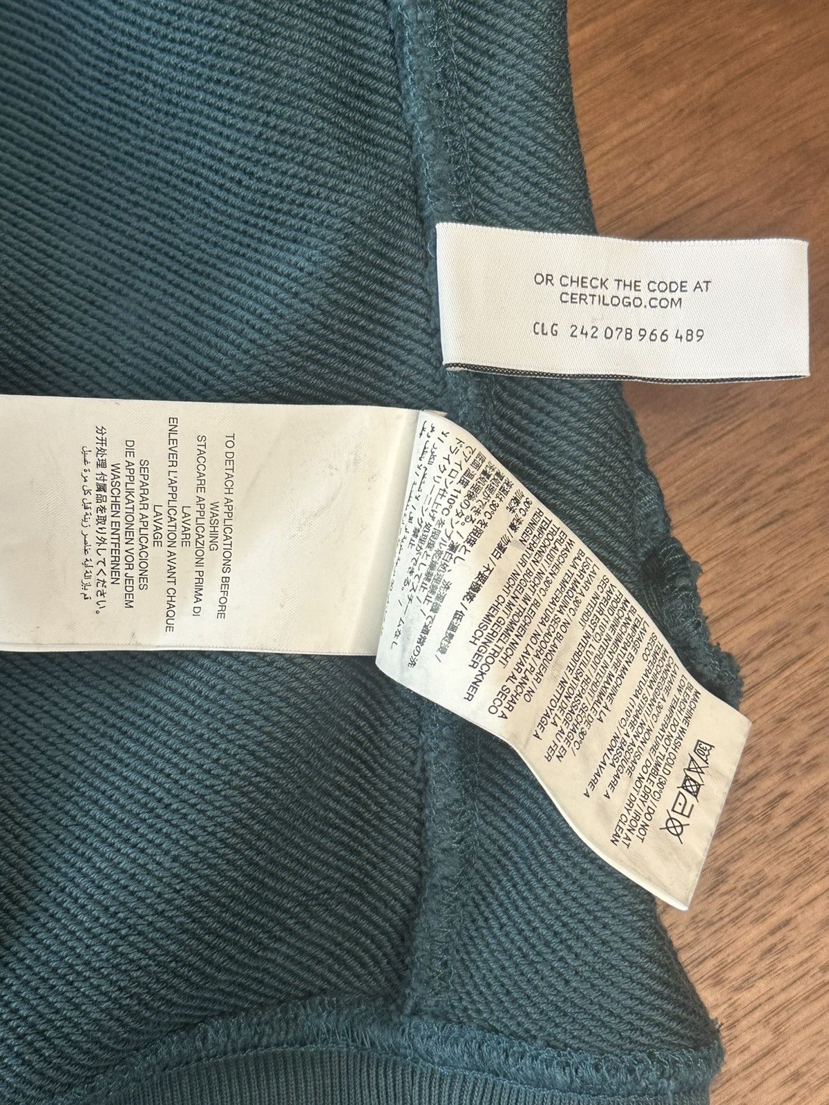 Ambush Design AMBUSH Dark Green Hooded Sweatshirt, Men’s XXS Size US XXS / EU 40 - 5 Thumbnail