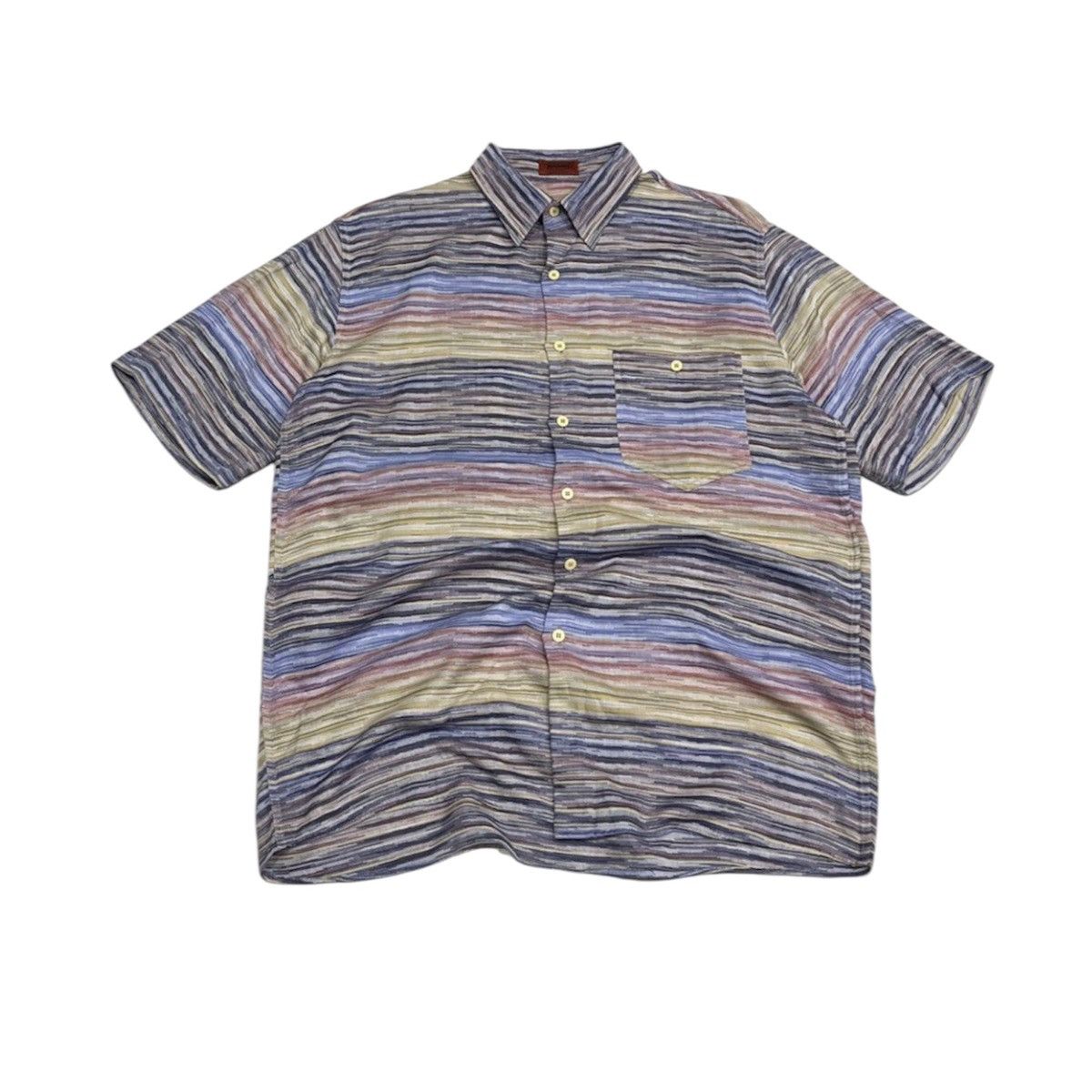 Missoni Missoni Shirt Stripe Buttons Size US XL / EU 56 / 4 - 1 Thumbnail