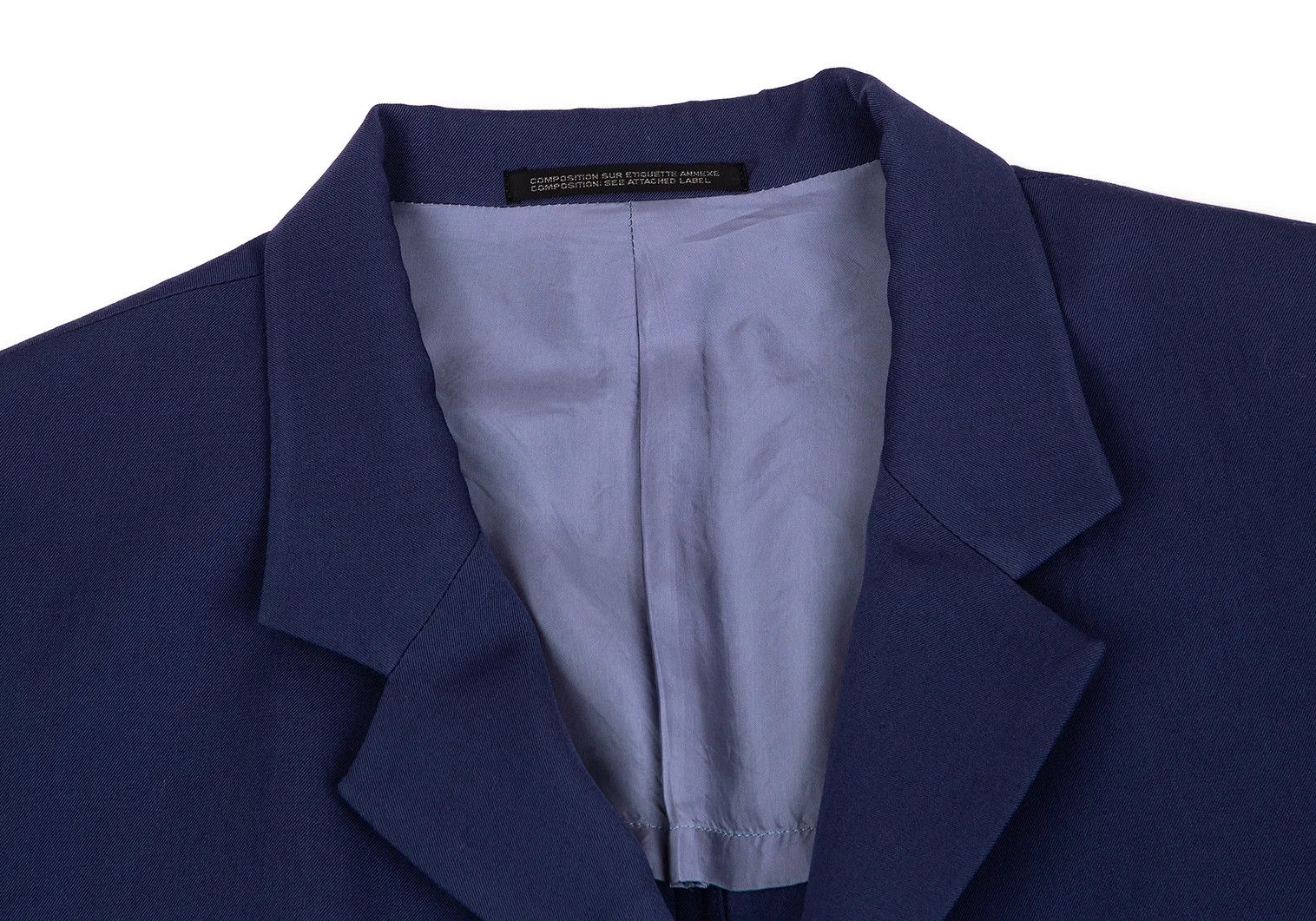 Yohji Yamamoto Yohji Yamamoto Summer Wool Tailored Jacket Blue M Size US M / EU 48-50 / 2 - 3 Thumbnail