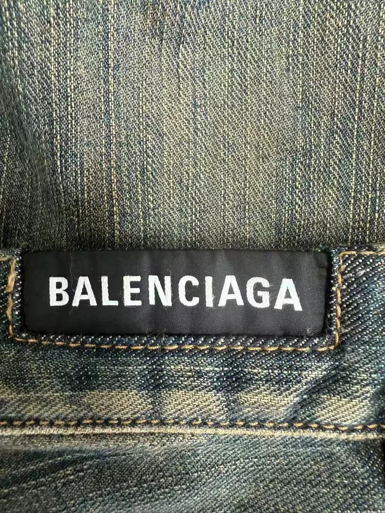 Balenciaga Balenciaga size S Logo denim pants Size US 27 - 3 Thumbnail