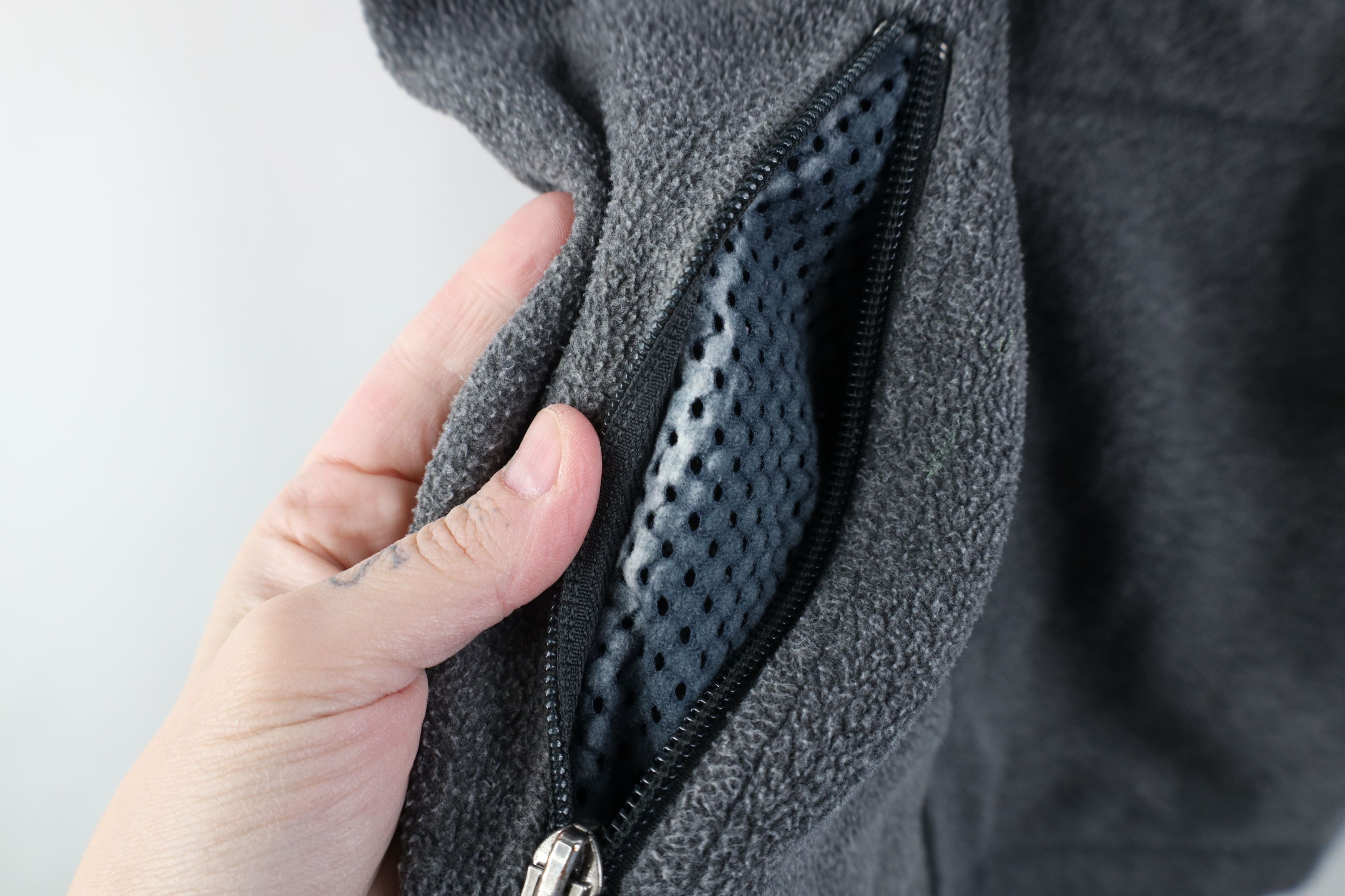 Gap Vintage 90s Gap Blank Full Zip Fleece Vest Jacket Gray Size US M / EU 48-50 / 2 - 7 Thumbnail