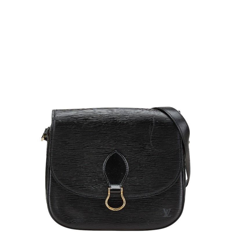Louis Vuitton Epi Saint-Cloud Shoulder Bag M52192 in Black, Women's