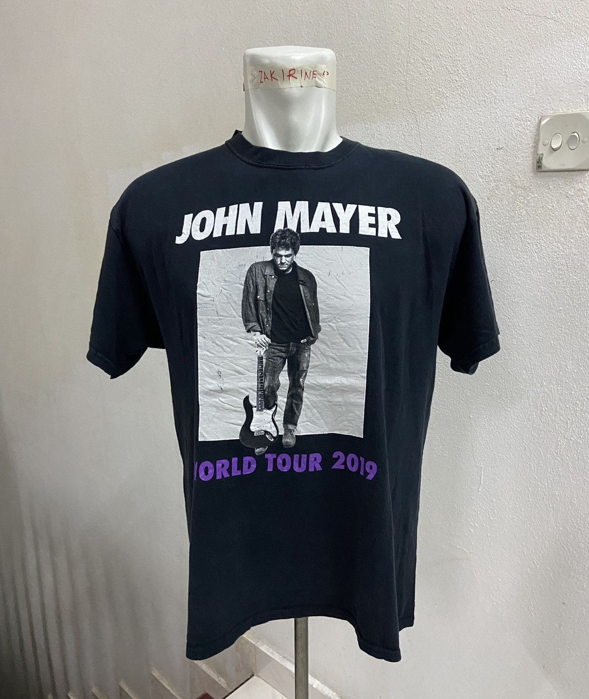 Band Tees JOHN MAYER WORLD TOUR 2019 Size US L / EU 52-54 / 3 - 3 Thumbnail