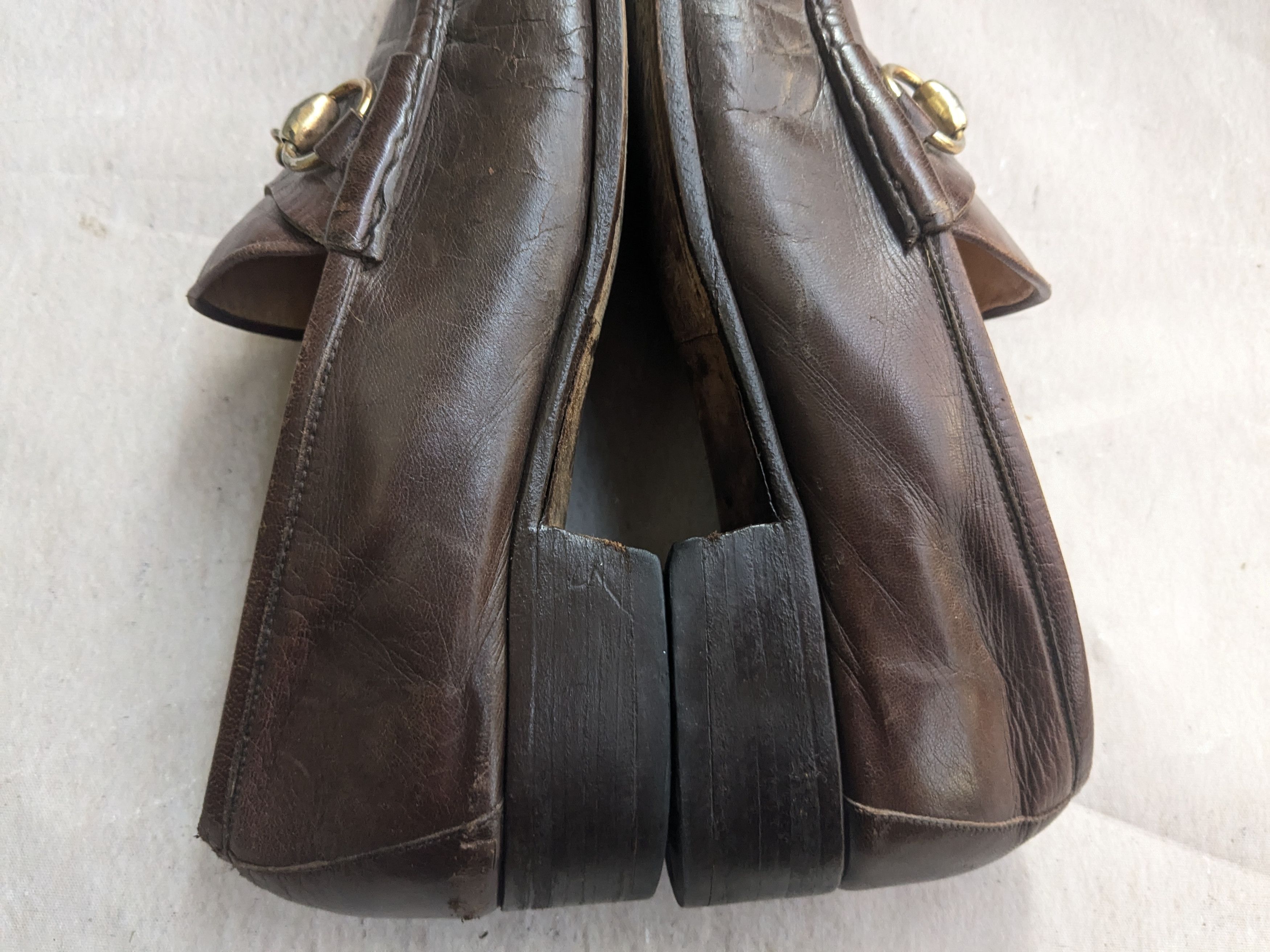 Gucci Vintage Gucci Horsebit Loafers Dark Brown Leather 8 Size US 8 / EU 41 - 11 Thumbnail