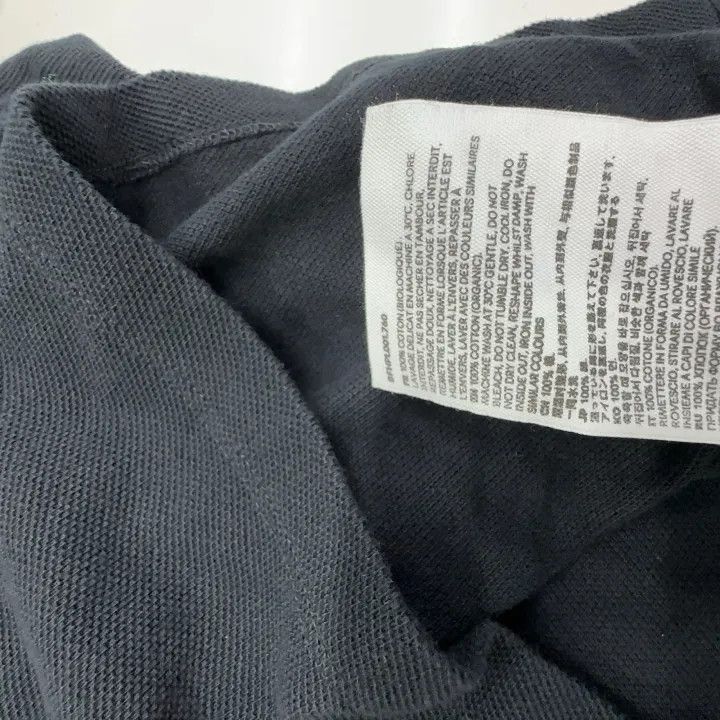 AMI AMI Love Logo Plain Black Polo Shirt -2507 Size US S / EU 44-46 / 1 - 4 Thumbnail