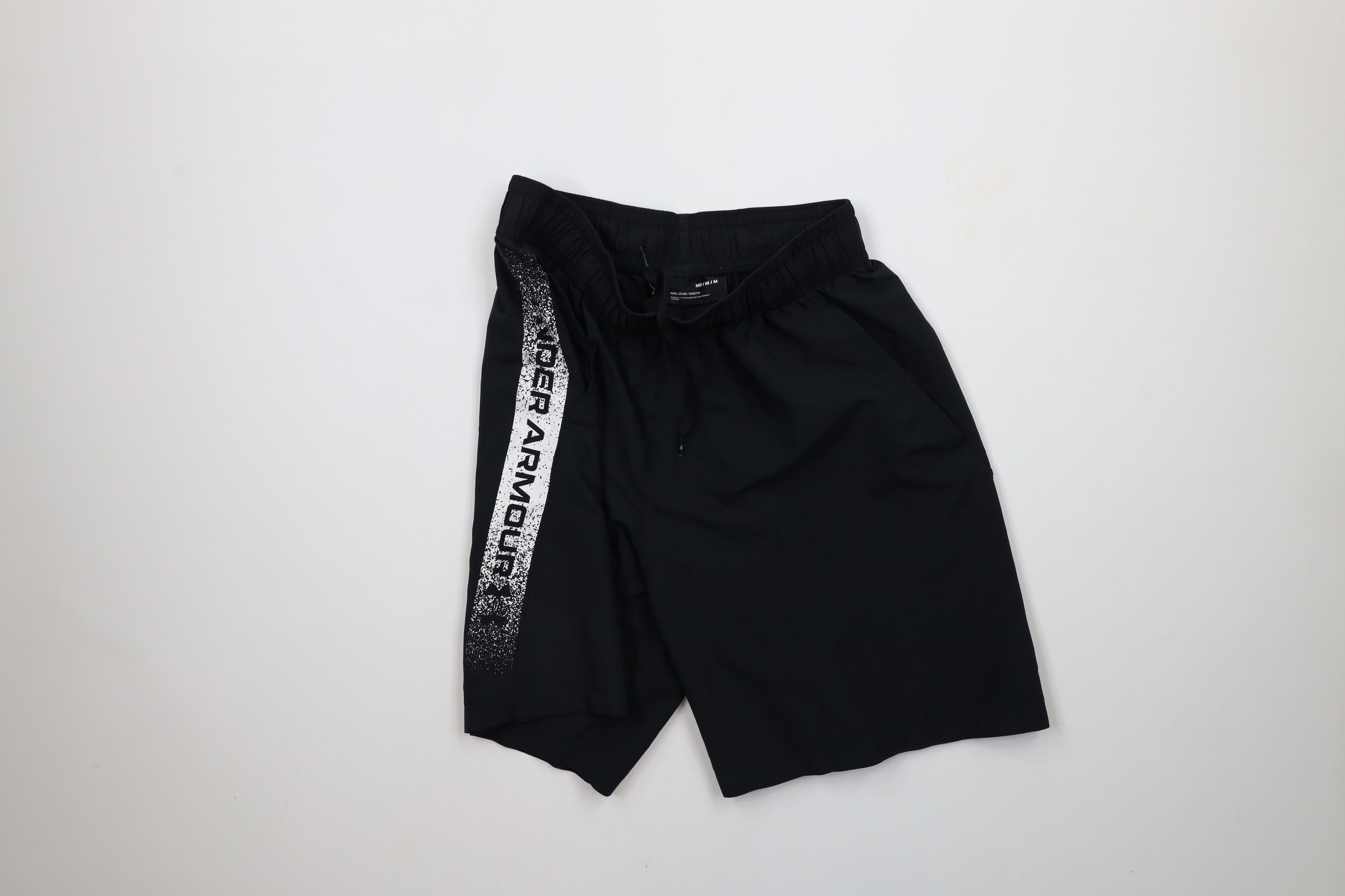 Under Armour × Vintage Under Armour Loose Fit Above Knee Gym Training Shorts Black Size US 32 / EU 48 - 1 Thumbnail