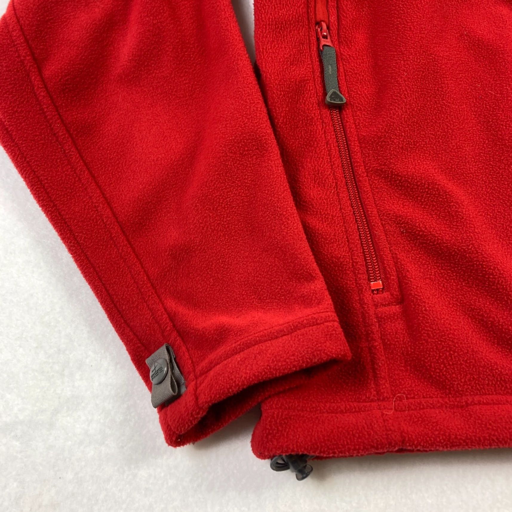 Nike Nike ACG Therma-Fit Jacket Women's Large Red Fleece Full Zip Long Sleeve Coat Size L / US 10 / IT 46 - 2 Thumbnail