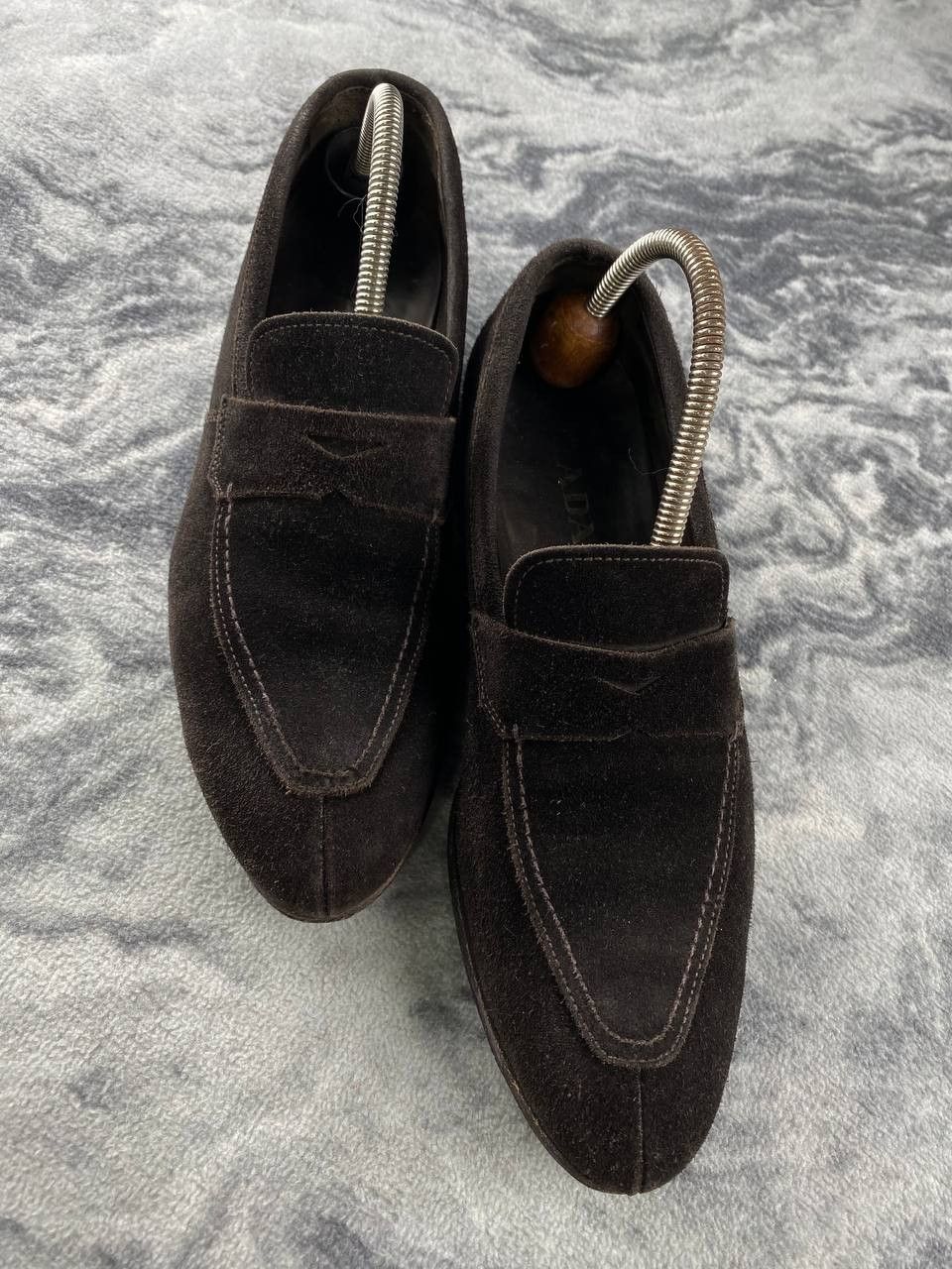 Prada Prada Penny Suede Loafers Size US 7.5 / EU 40-41 - 2 Thumbnail