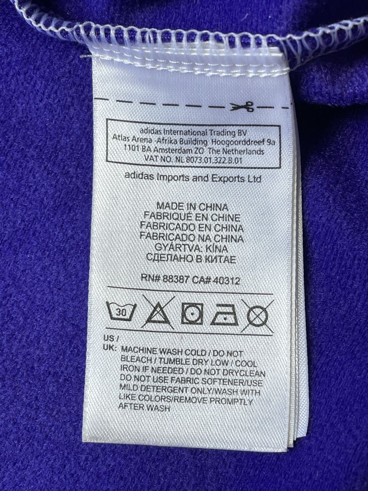 NBA RARE Vintage Adidas Phoenix Suns NBA Zip Hoodie Bascketball Size US M / EU 48-50 / 2 - 8 Thumbnail