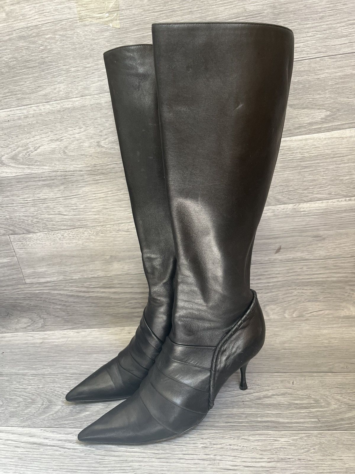 Celine Vintage Celine pointed toe Y2k boot tomford era, eldante 38 Size US 8 / IT 38 - 1 Thumbnail