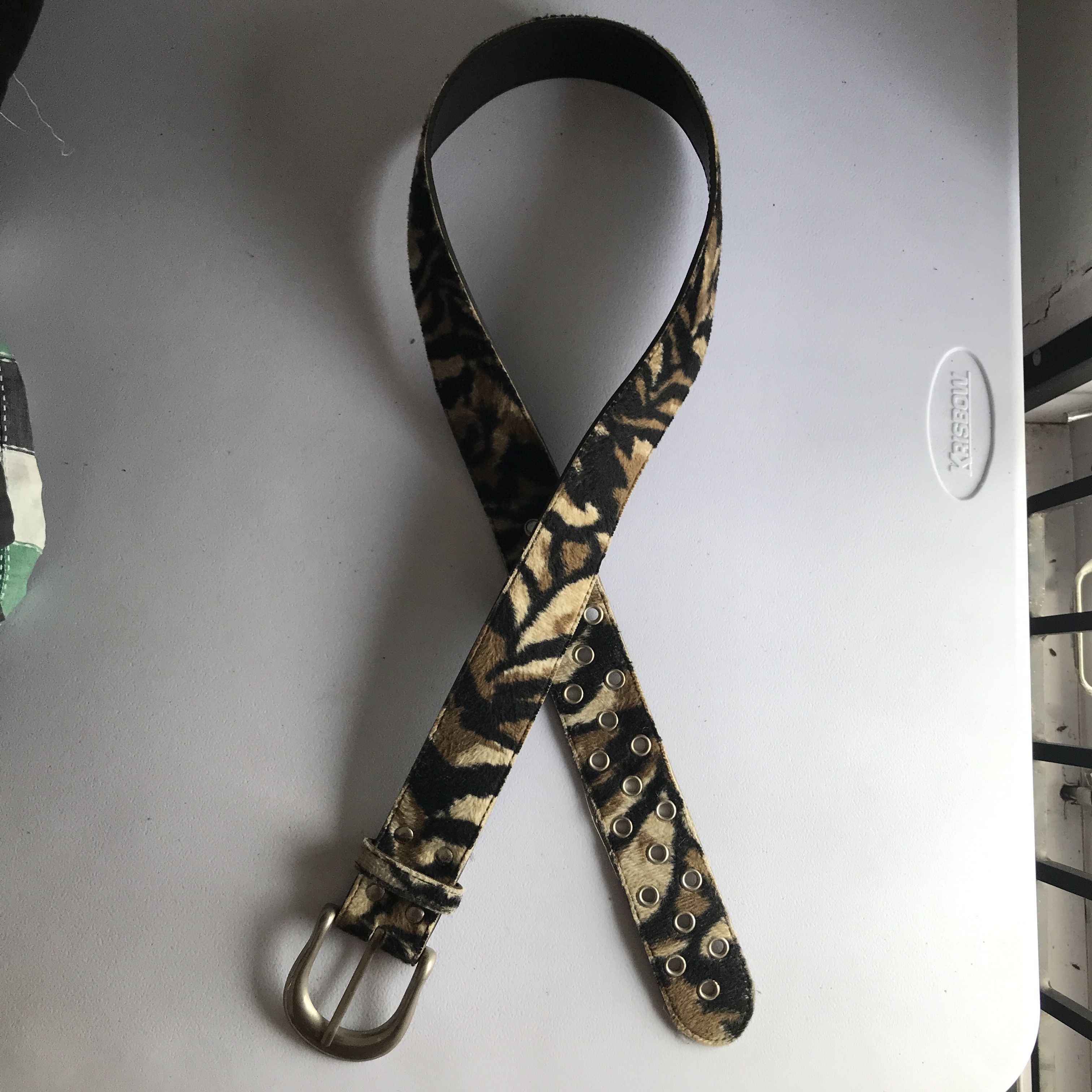 Japanese Brand Tiger pattern belt Size ONE SIZE - 5 Thumbnail