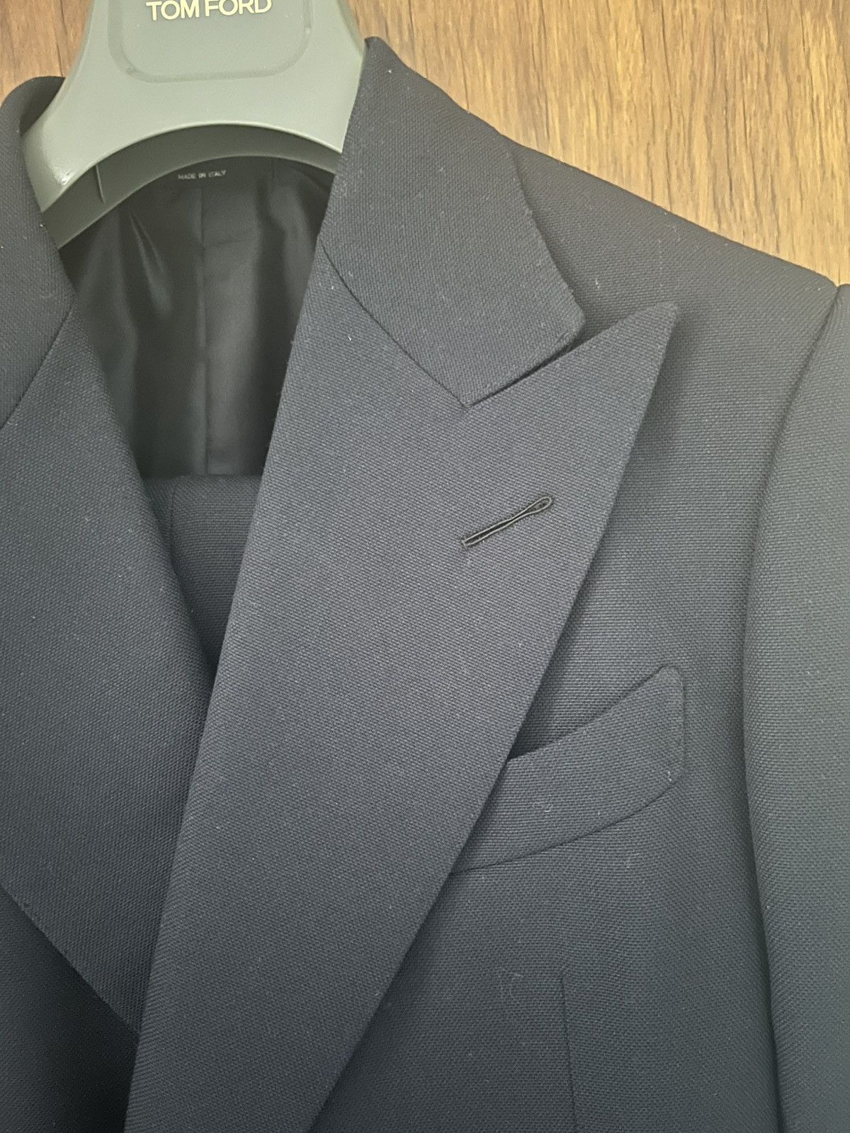 Tom Ford Tom Ford navy double breasted suit uk 36/it 46 w32 Size 36R - 3 Thumbnail