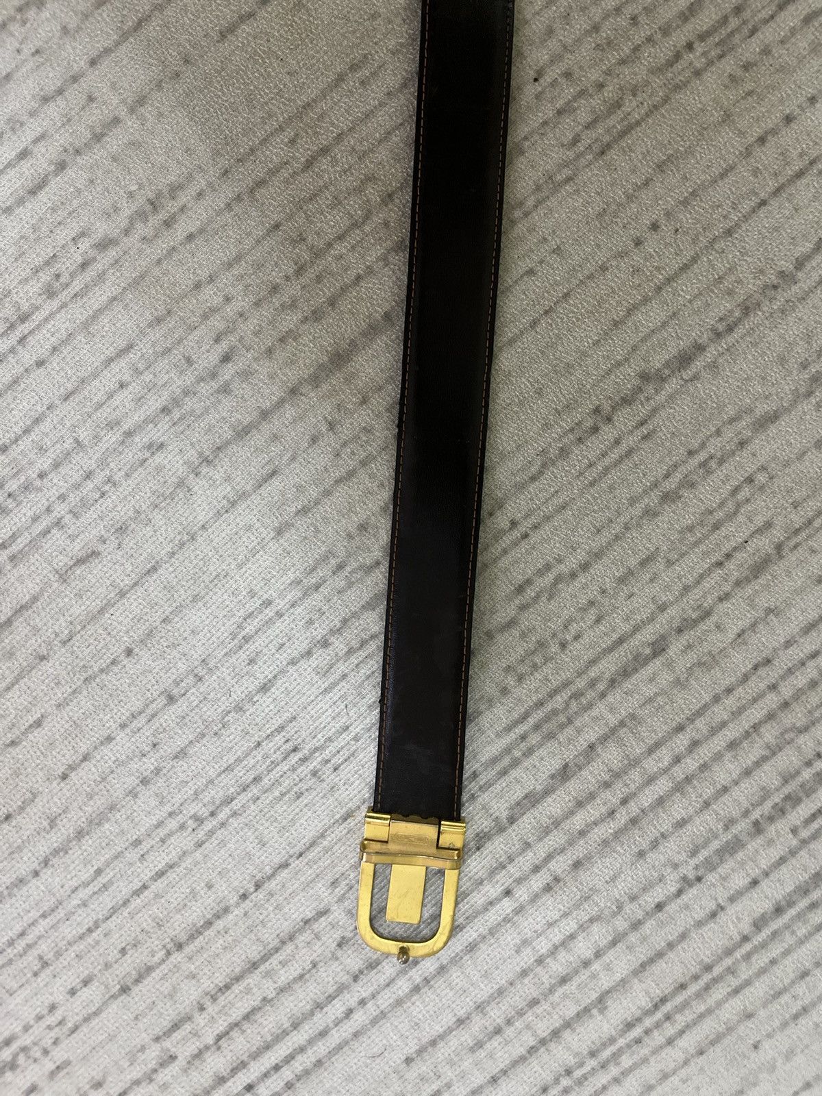 Celine Vintage 80s celine leather belt Size ONE SIZE - 5 Thumbnail