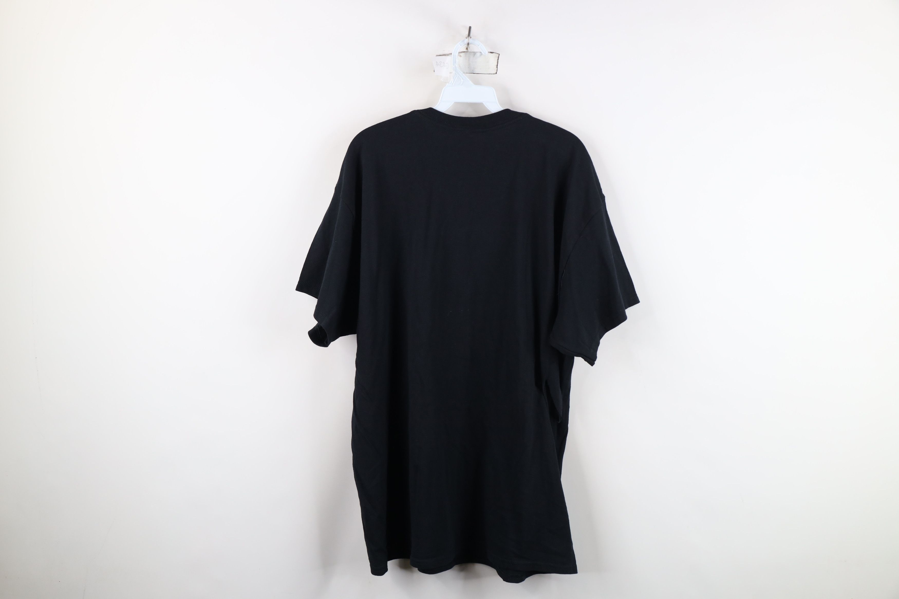 Vintage Vintage 90s Streetwear Baggy Distressed Cotton T-Shirt Black Size US L / EU 52-54 / 3 - 11 Thumbnail
