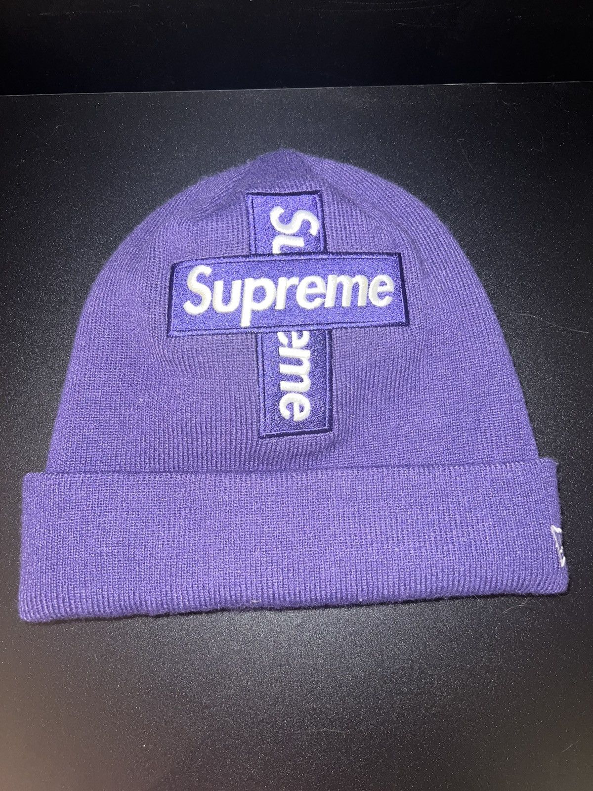 Supreme Cross Box Logo Beanie Accessories